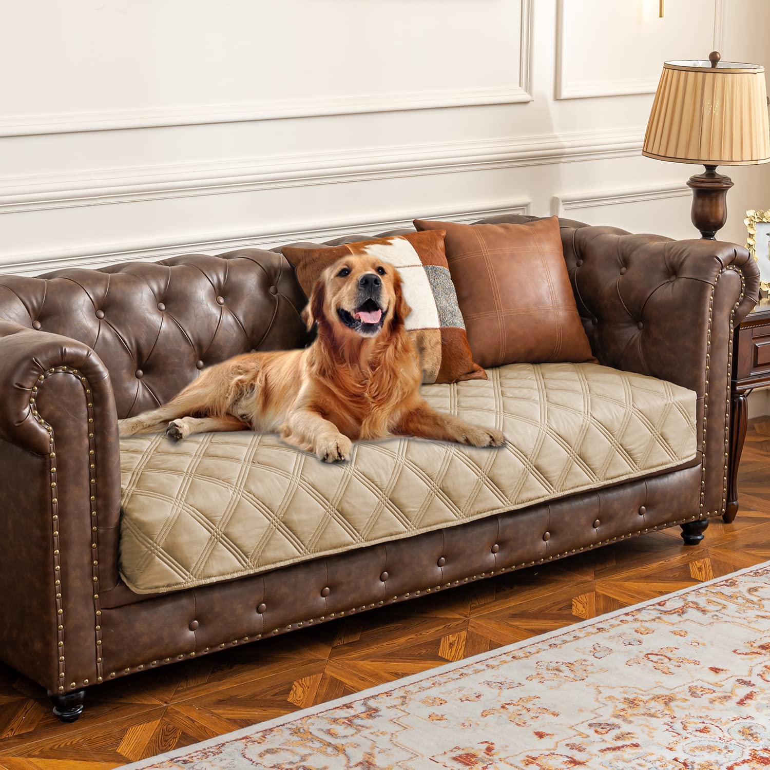 Waterproof Dog Bed Cover Pet Blanket with Anti