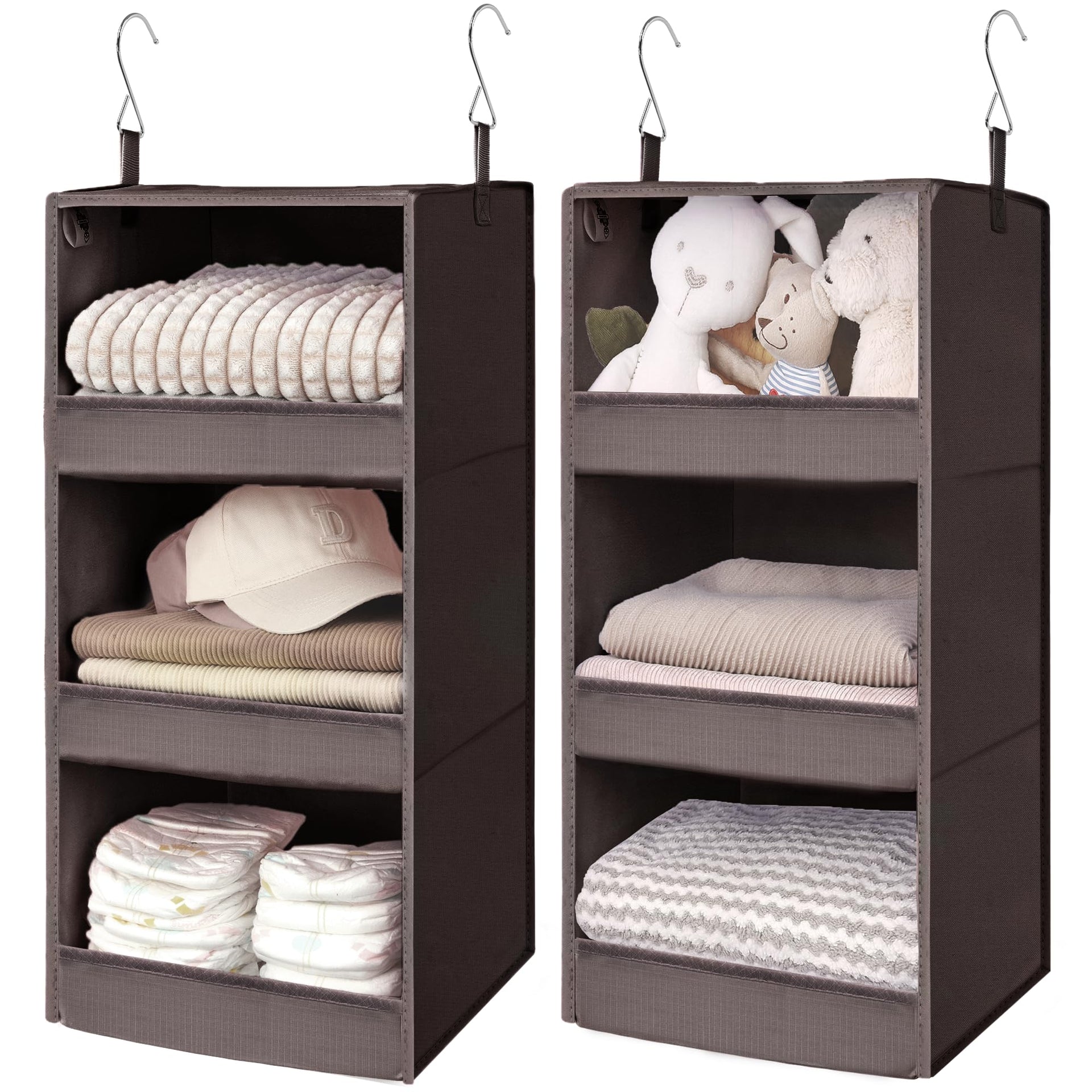 3 Shelf Hanging Closet Organizer (2 Count)
