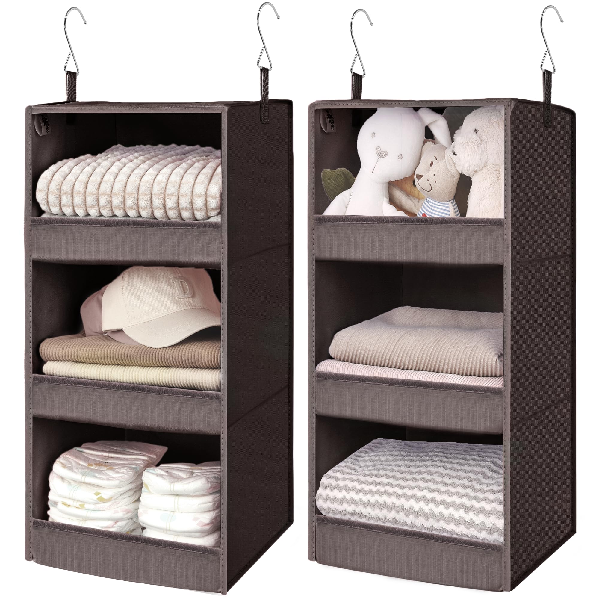 3 Shelf Hanging Closet Organizer (2 Count)