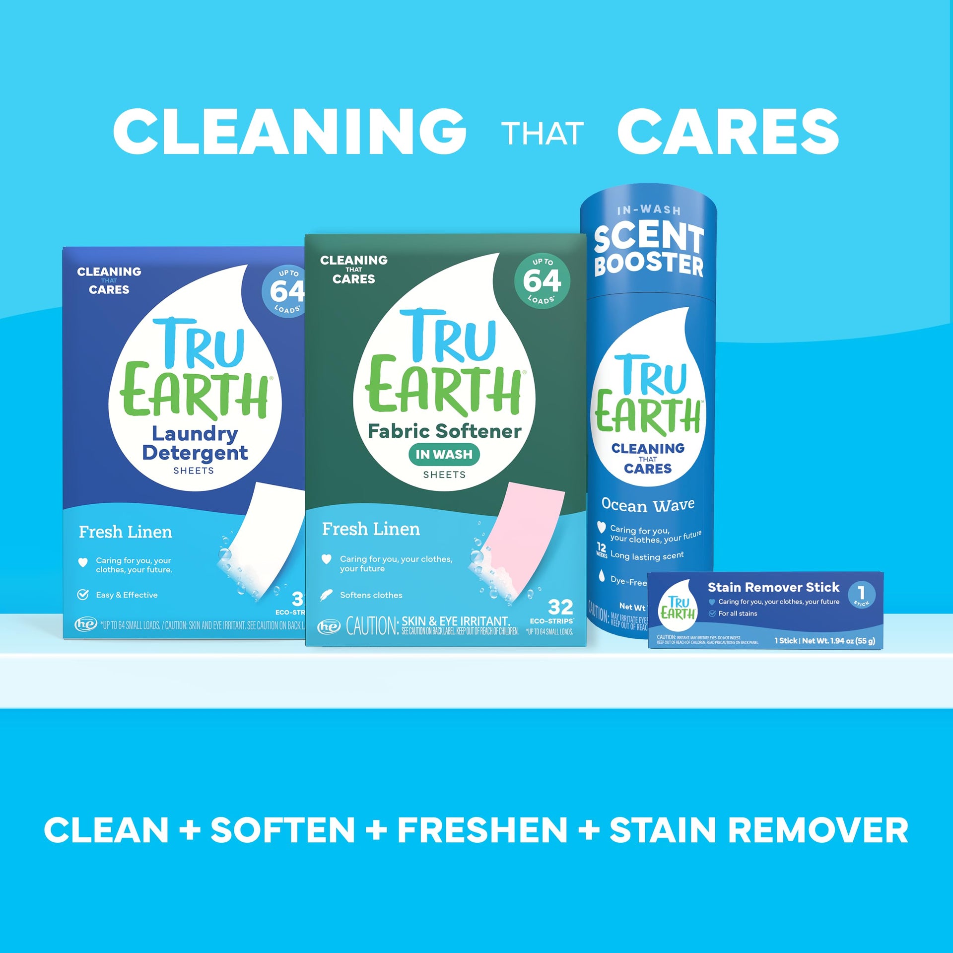 In Wash Fabric Softener Sheets (32 Count)