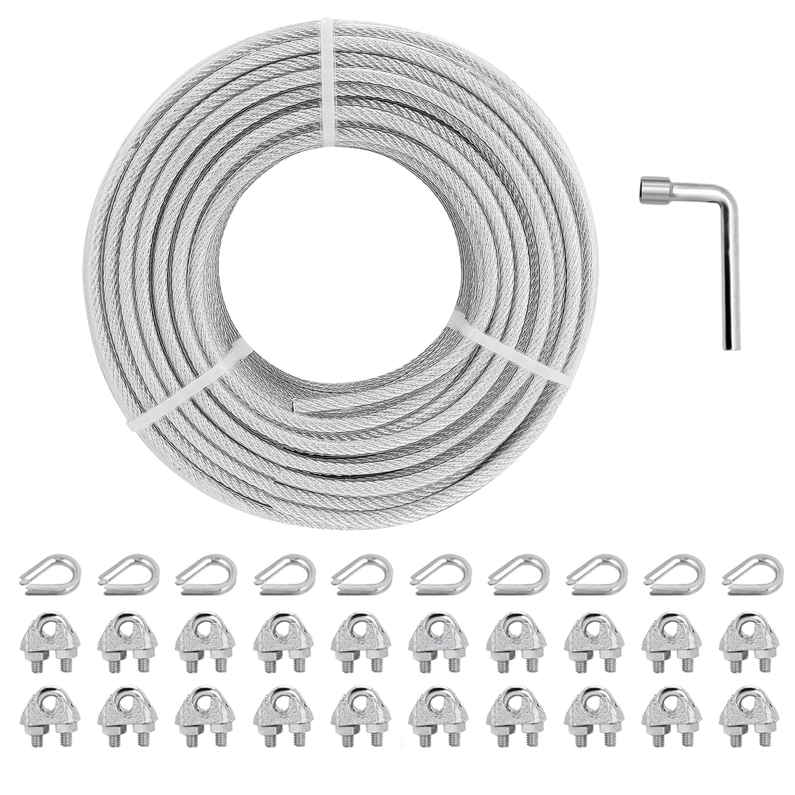 1 8" Wire Rope Clips Kit