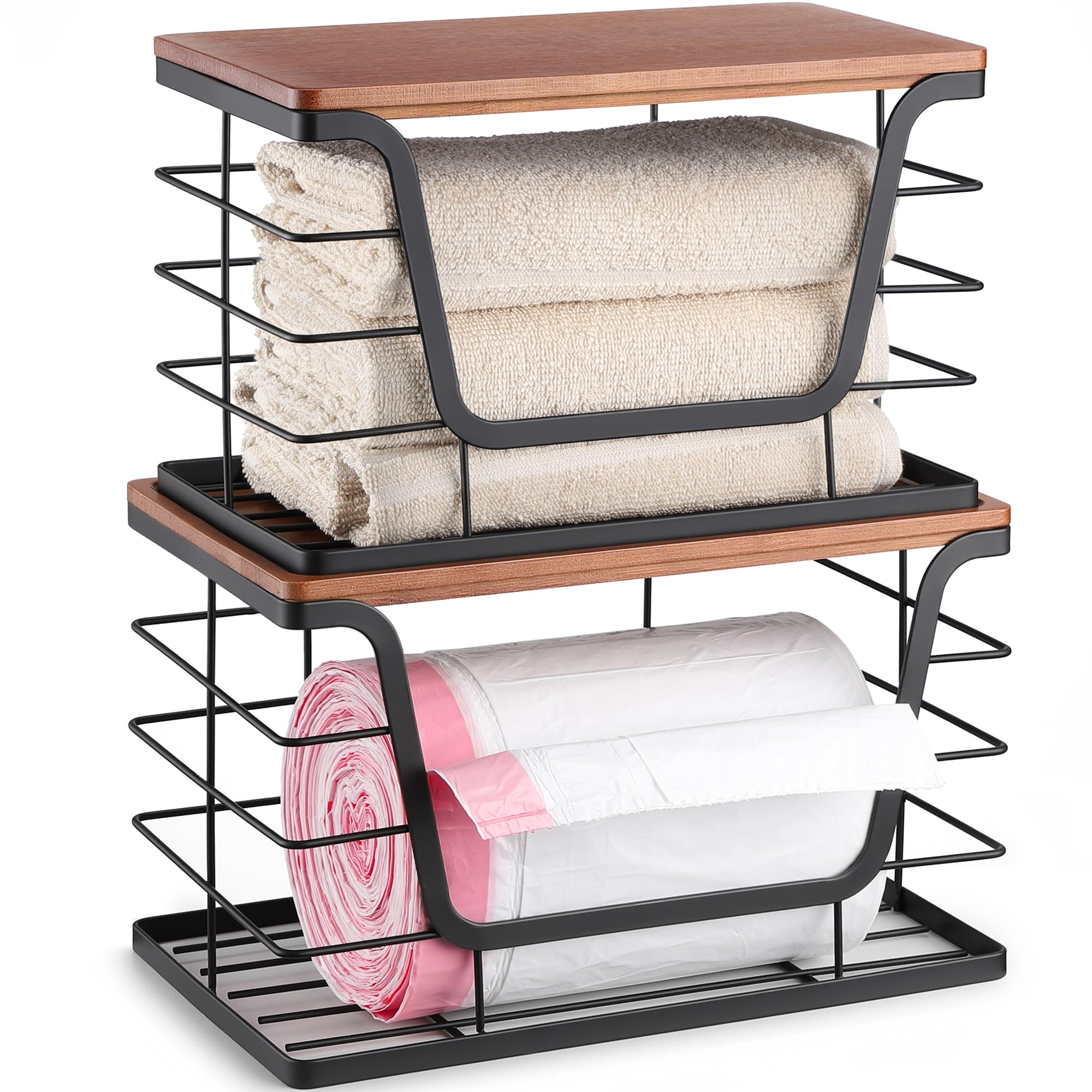 2 Pack Stackable Storage Bins with Lids (2 Count)