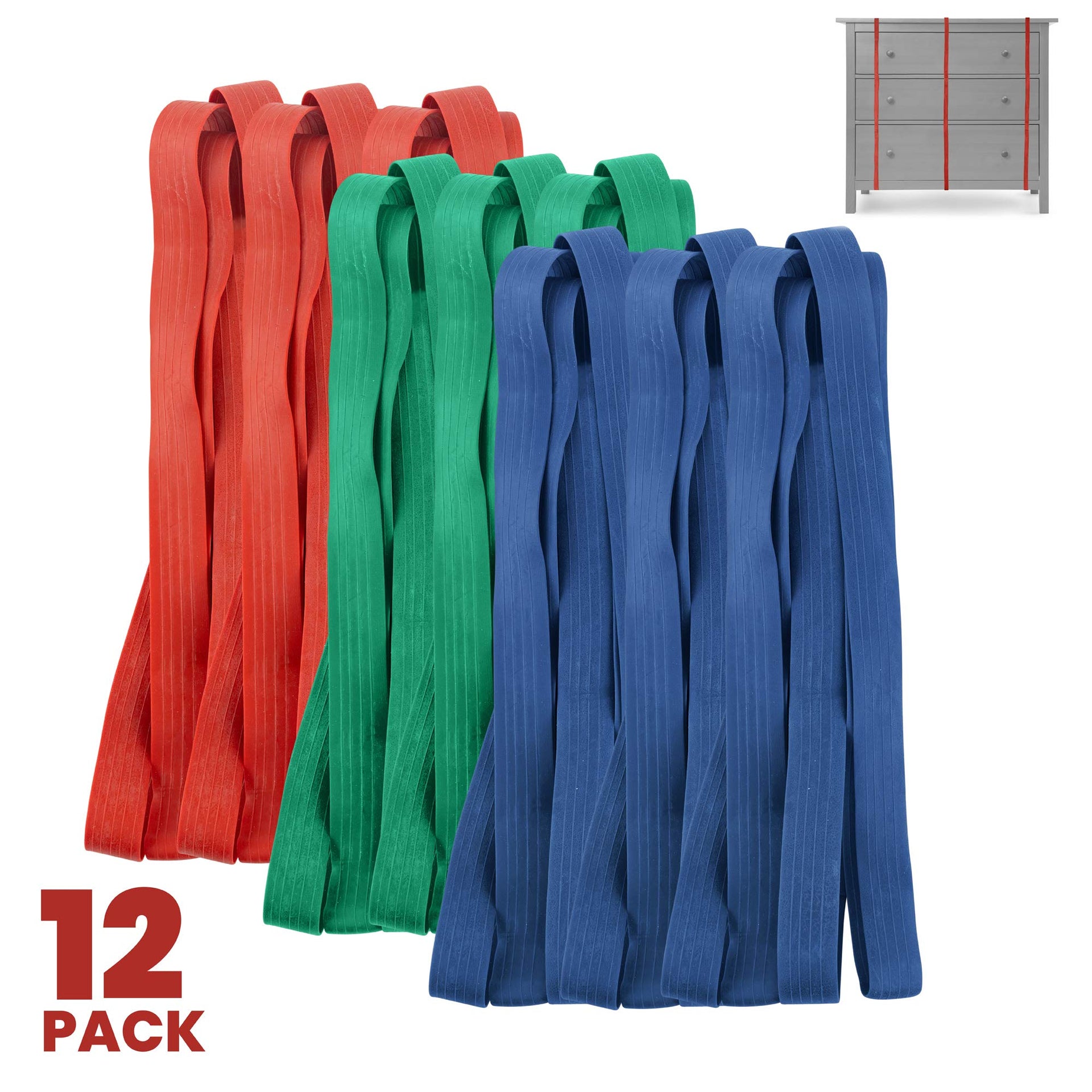 Moving Rubber Bands for Furniture & Moving Blankets