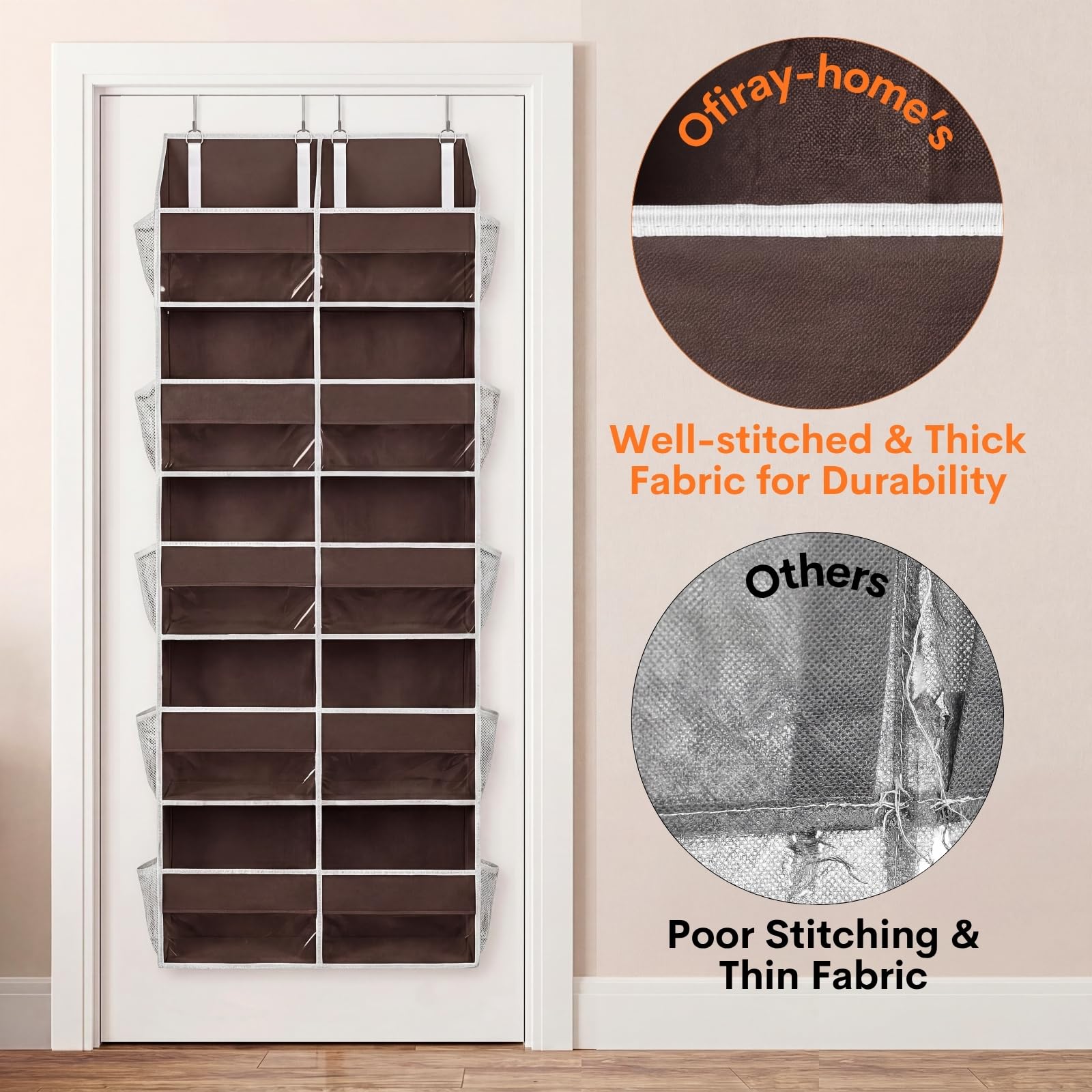 Over the Door Organizer 5 Tiers