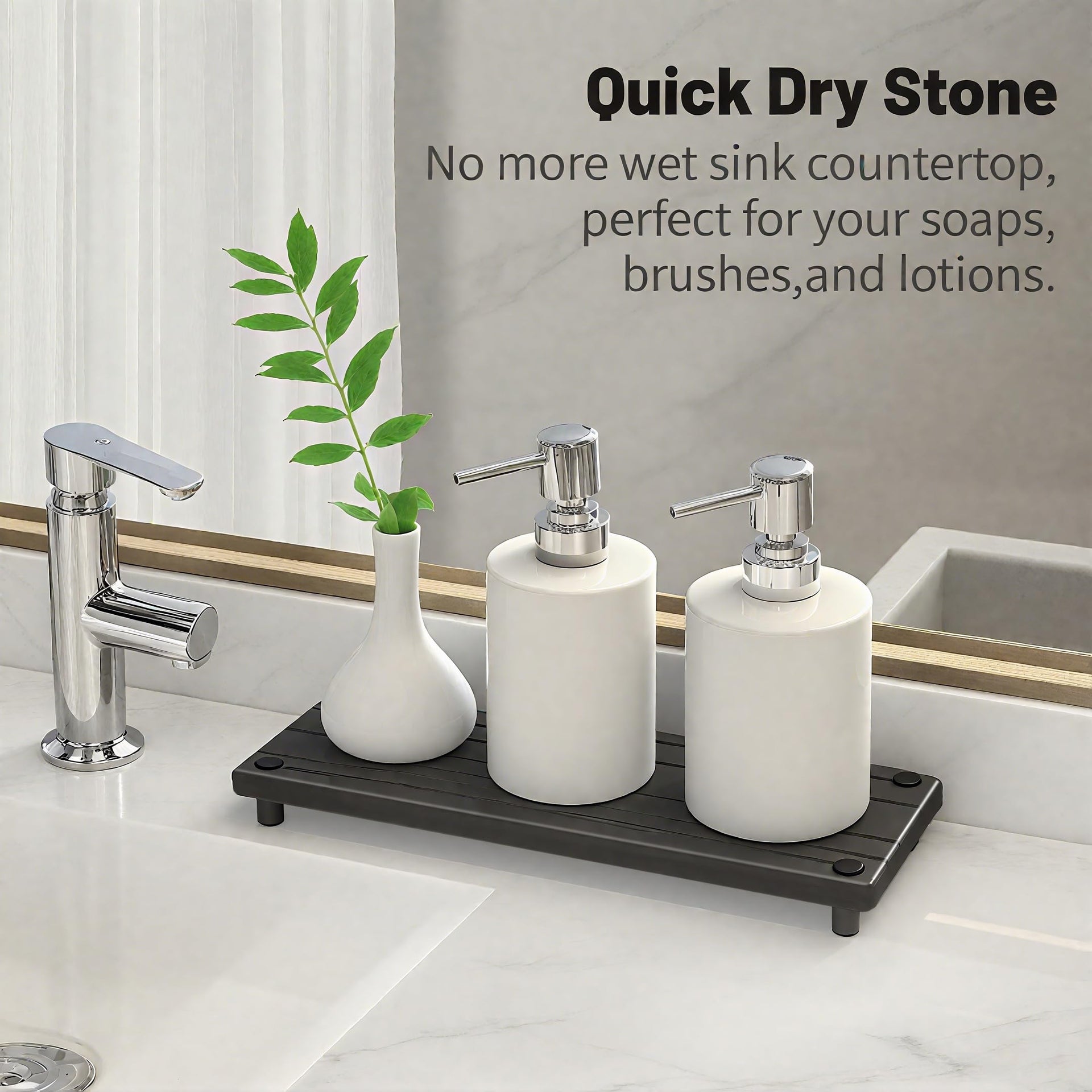Quick Dry Sink Caddy Kitchen Sink Organizer