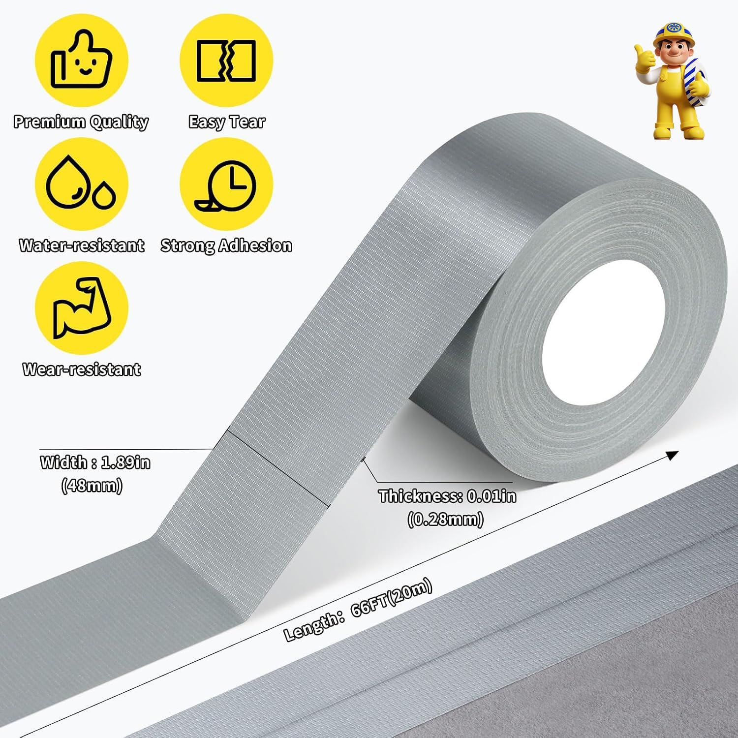 Cloth Duct Window Seal Strip Tape