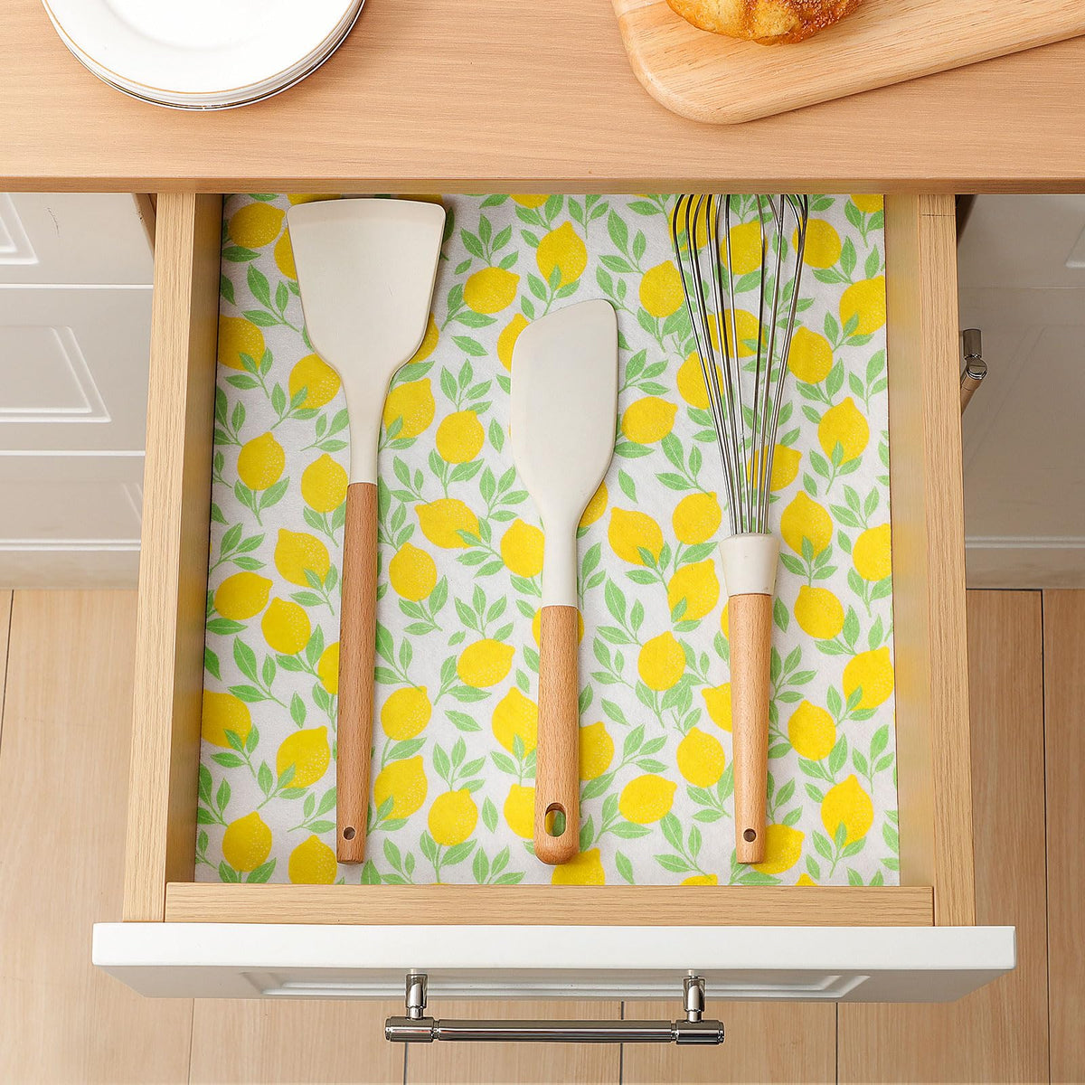 12 Pack Polyester Shelf Liners for Kitchen Cabinets (424.8 sq inches)