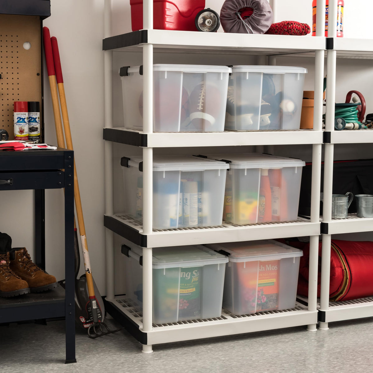 WeatherPro Storage Bins with Lids (2 Count)
