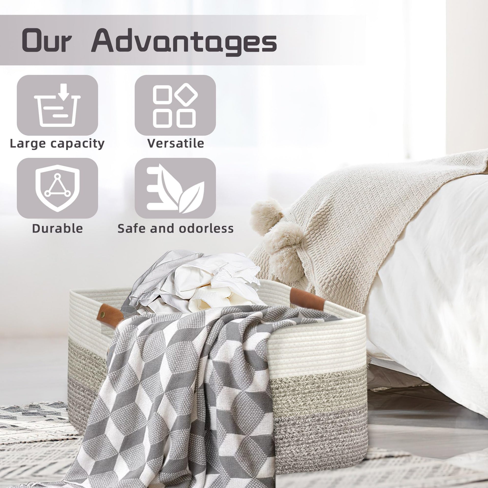 Large Collapsible Laundry Basket