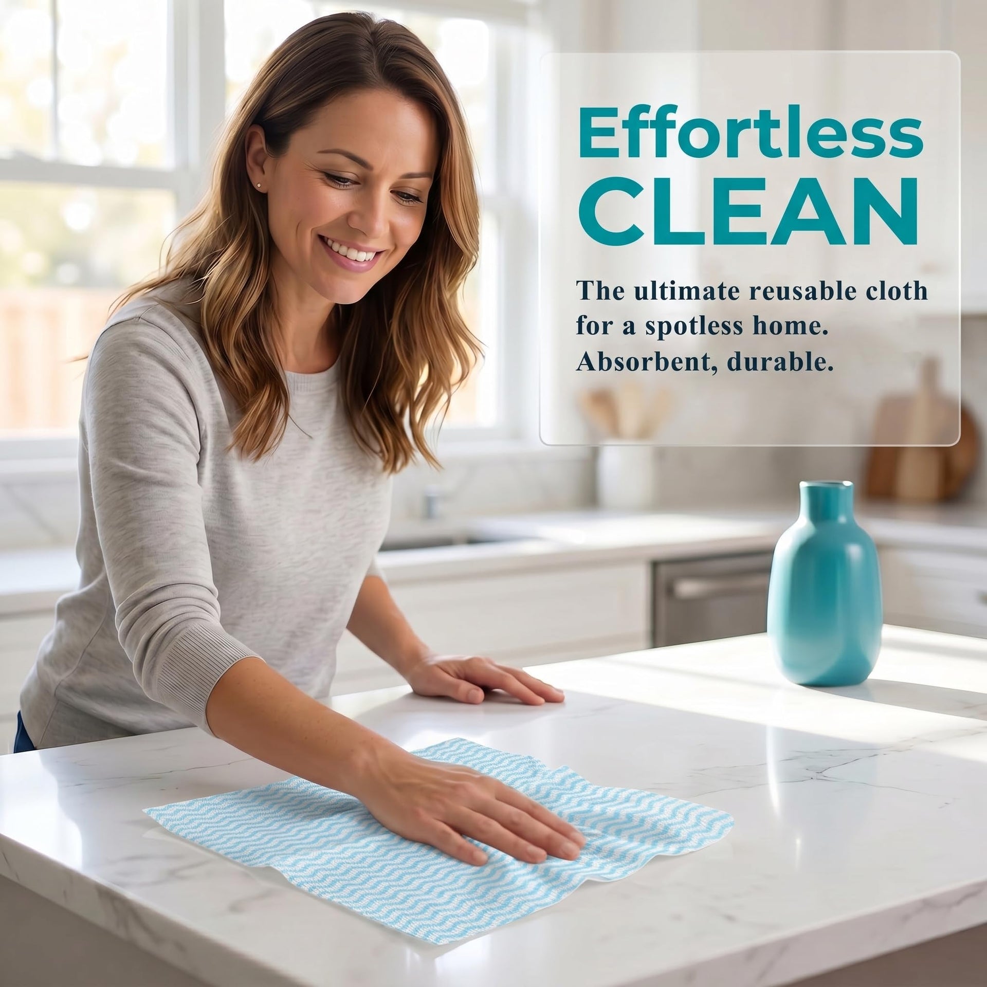 Disposable Dish Cloth and Cleaning Handi Wipes (100 Count) - ModHome Supplies