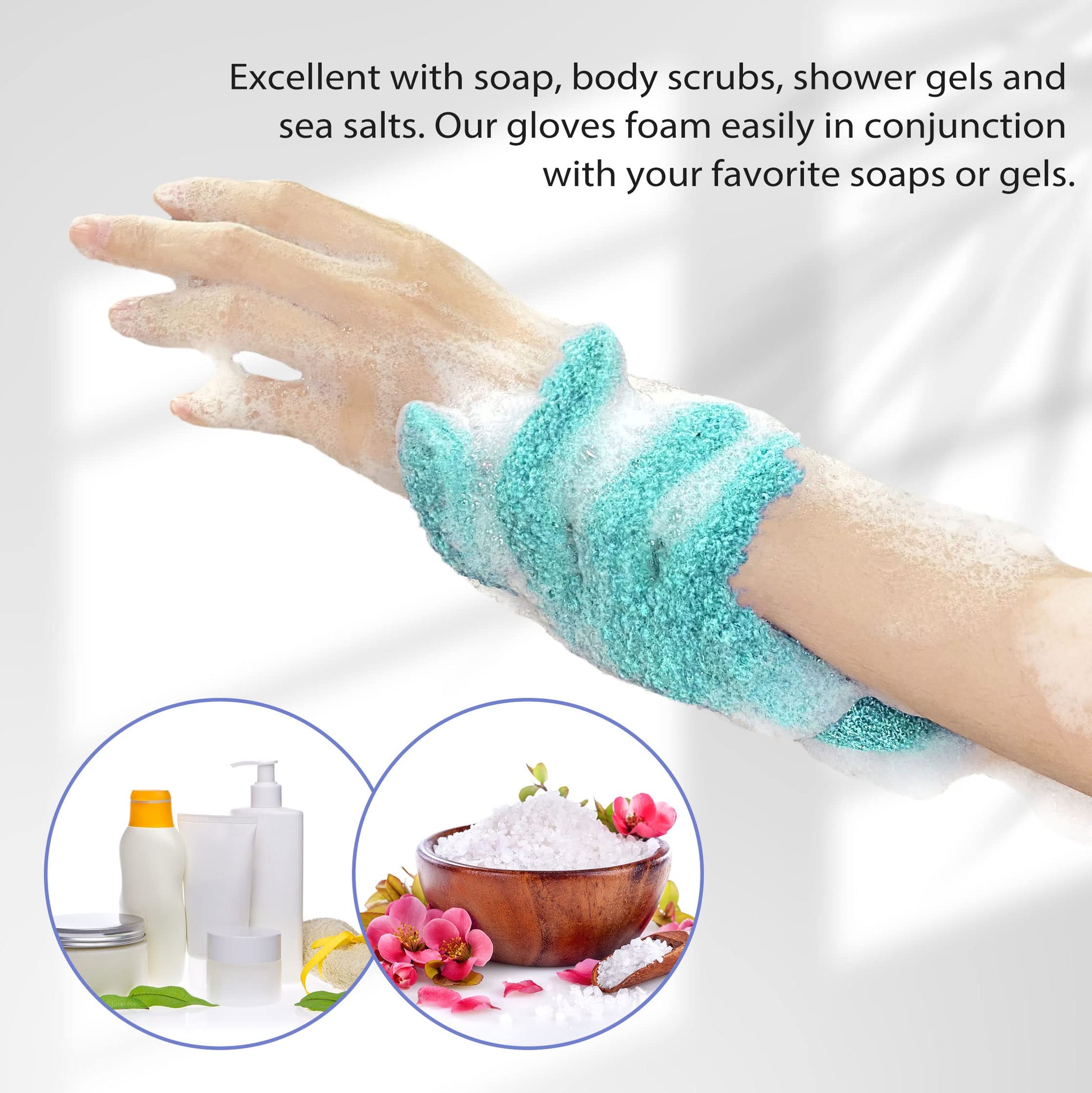 Exfoliating Glove for Shower Bath