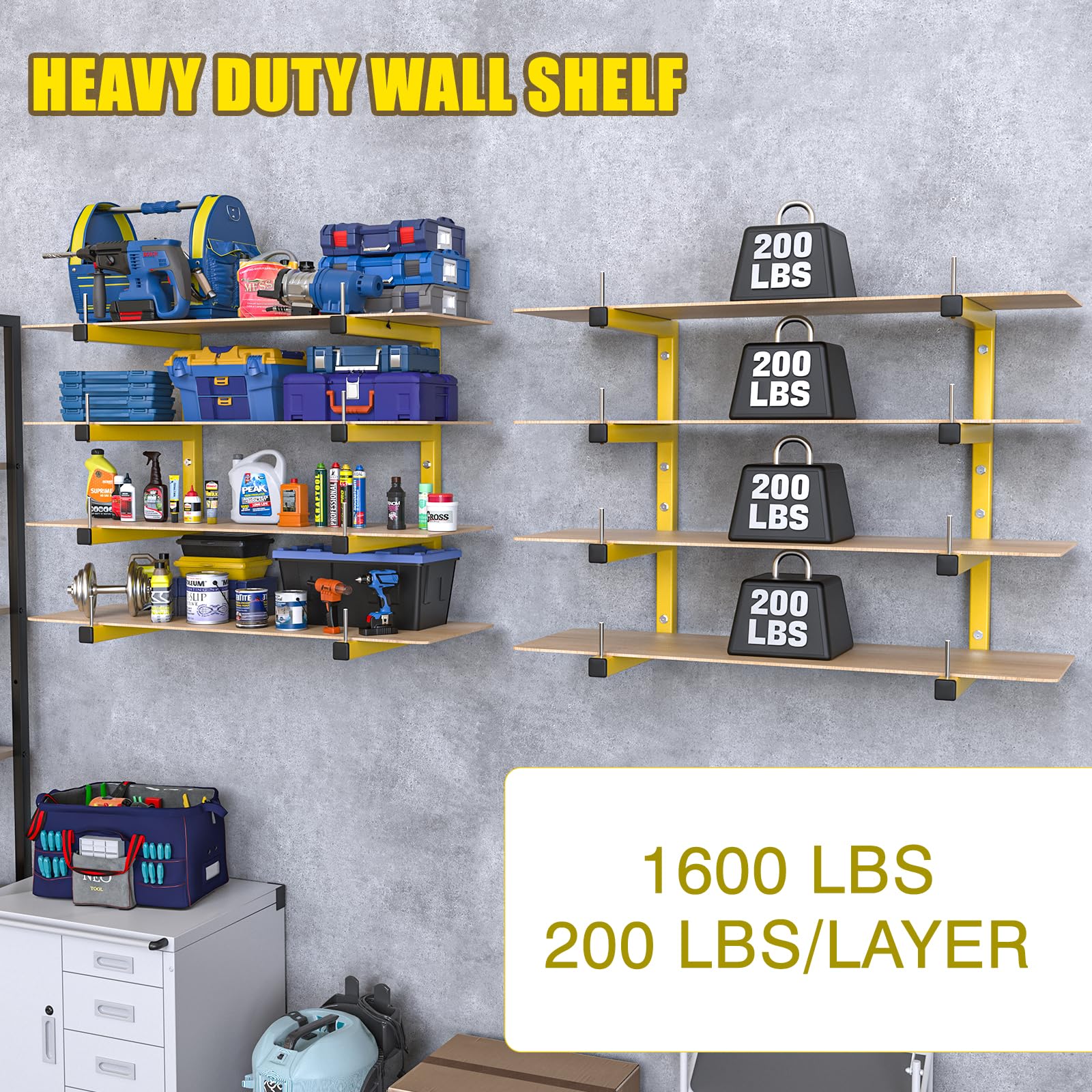 4 Pack Lumber Storage Rack (4 Count)
