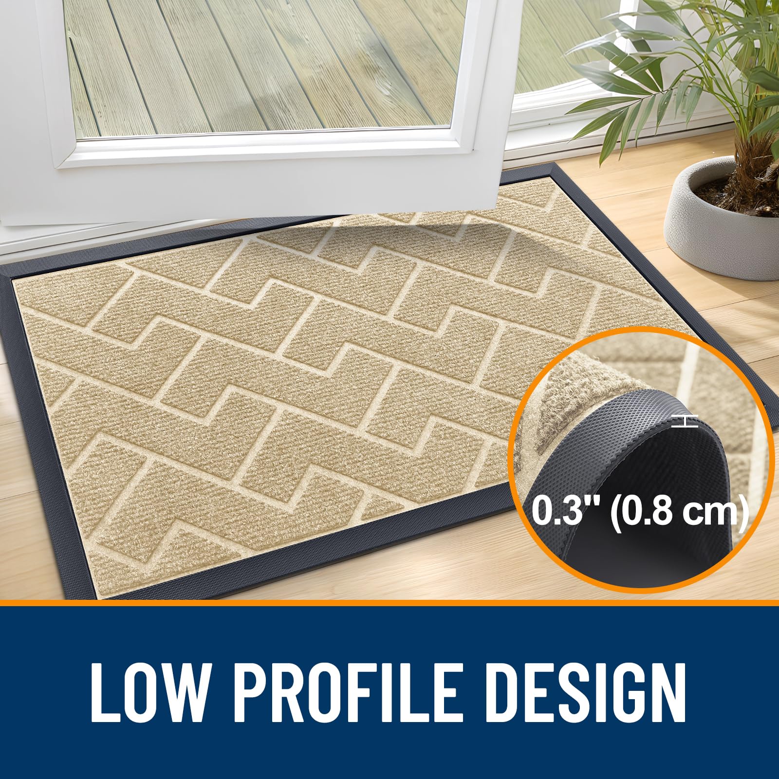 Front Door Mat Outside 29.5x17