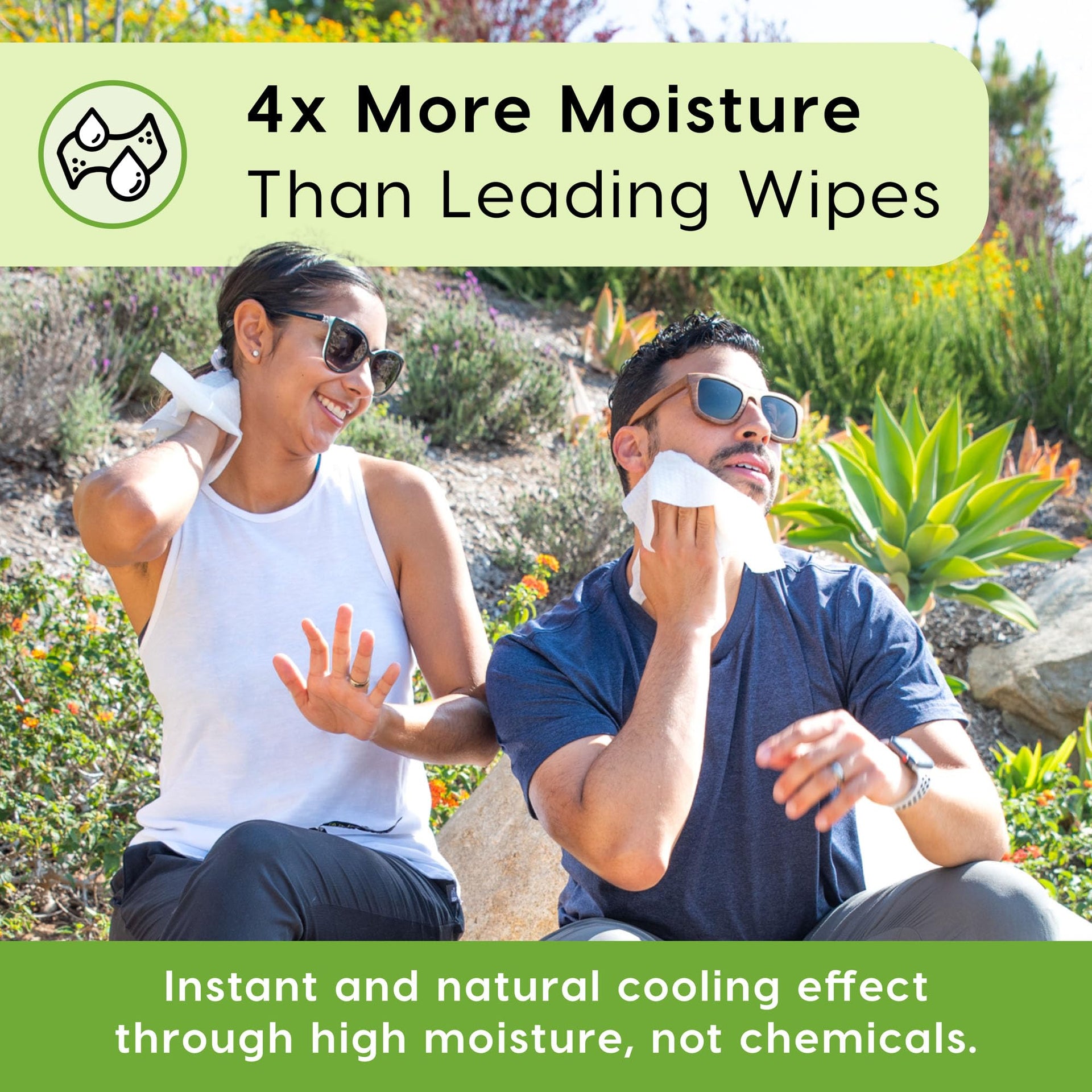Deodorizing Body Wipes Individual Shower Wipes (30 Count)