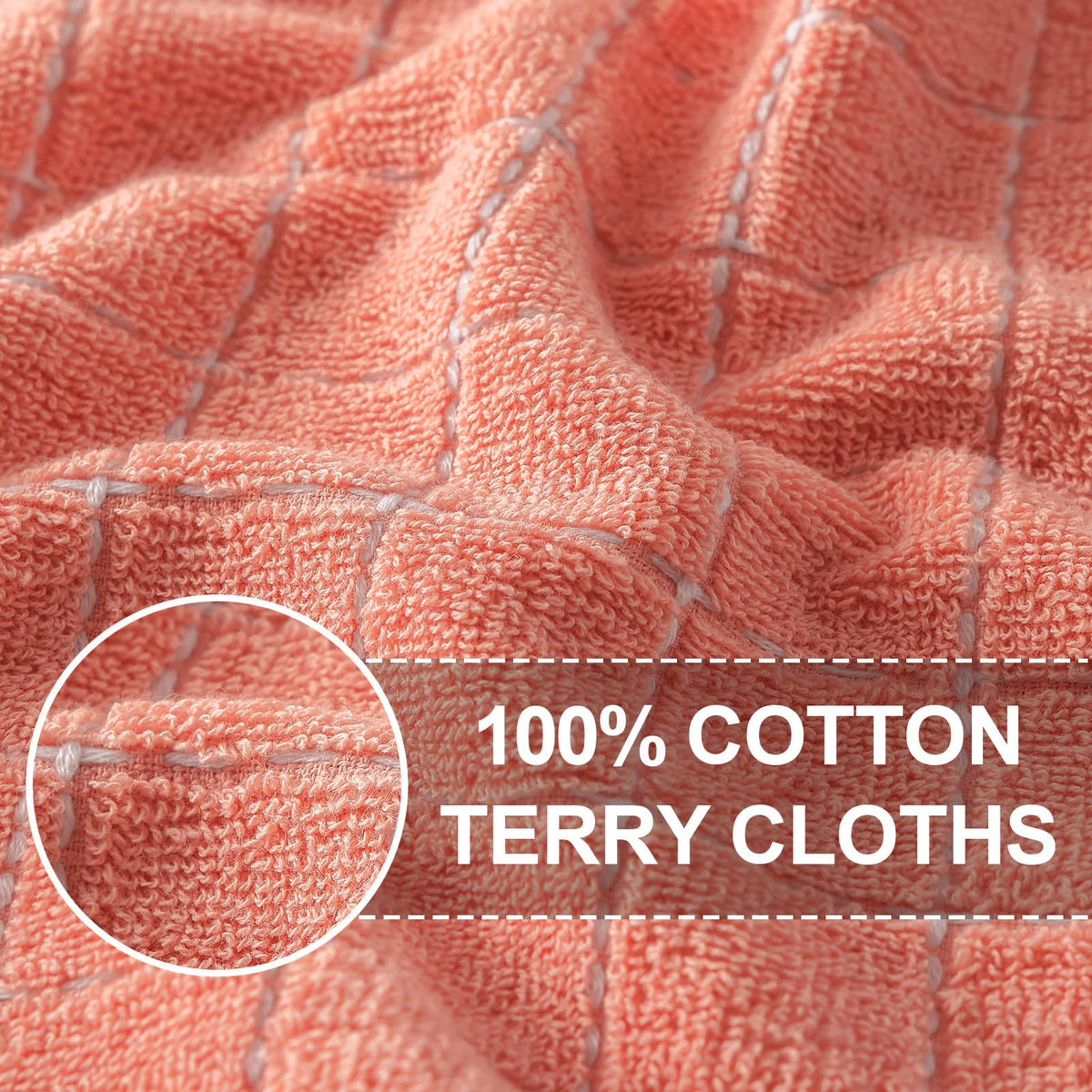 100% Cotton Terry Kitchen Towels (6 Count)