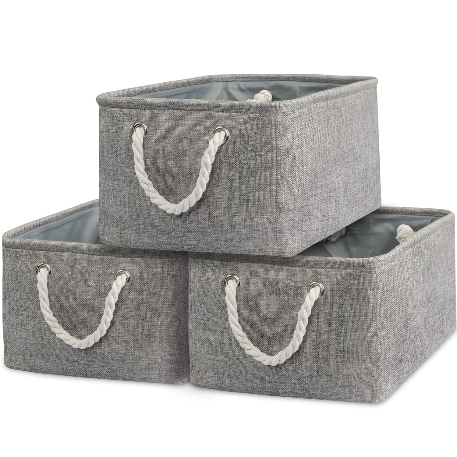 Storage Bins for Organization (3 Count)