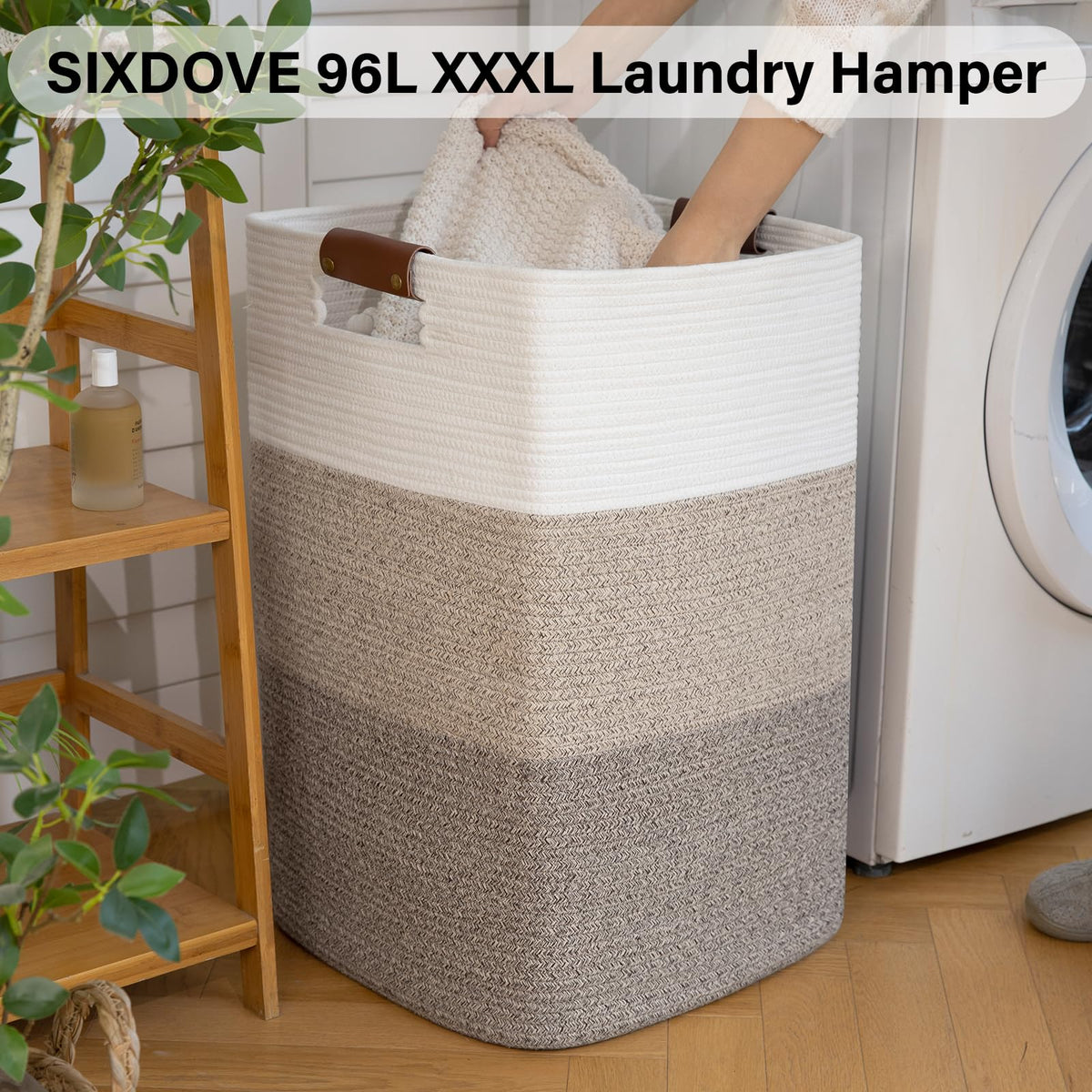 Laundry Hamper 96L Extra Large Laundry Basket
