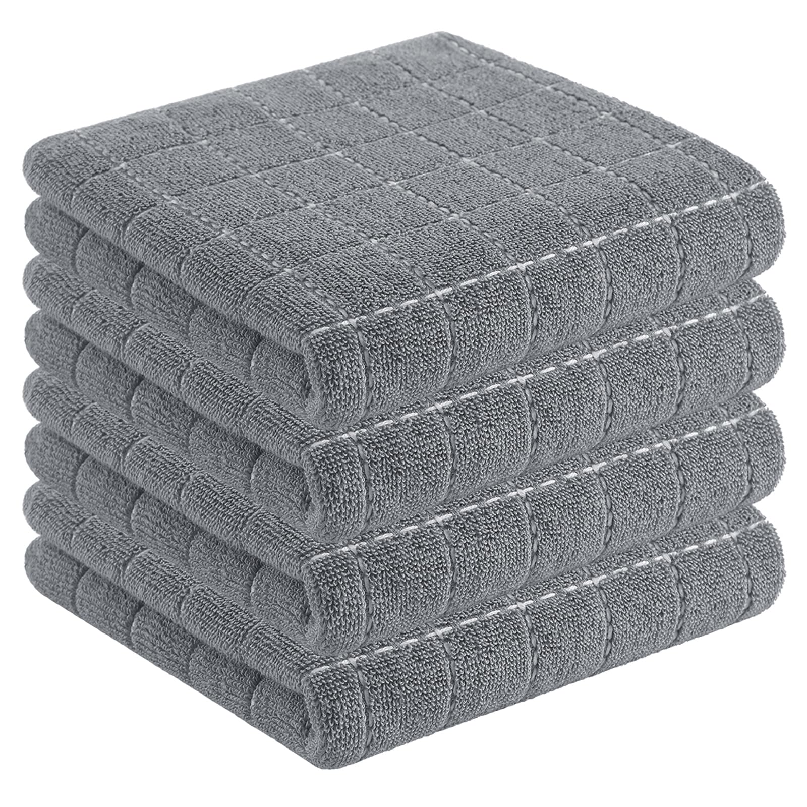 100% Cotton Terry Kitchen Towels (4 Count)