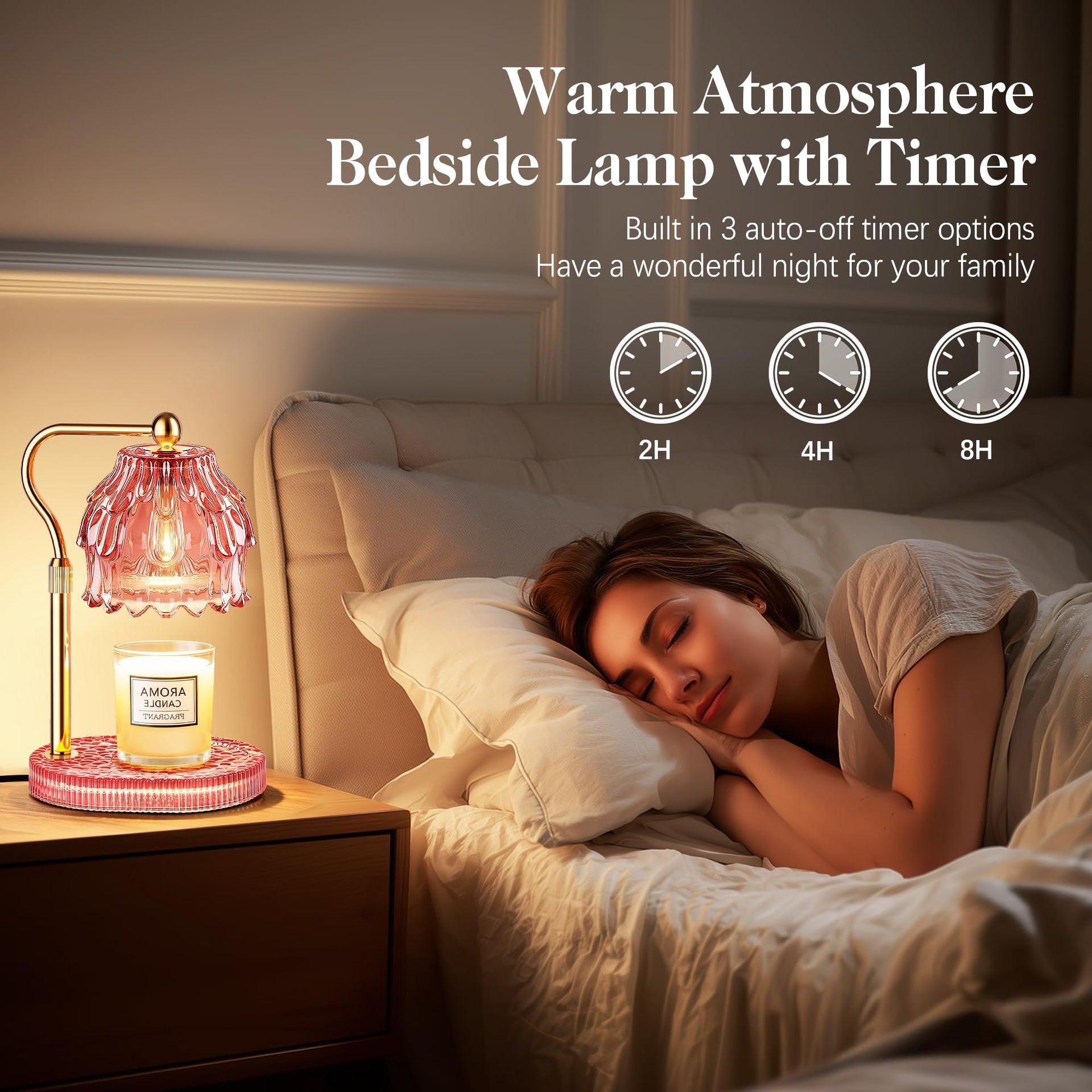 Candle Warmer Lamp with Timer Dimmer