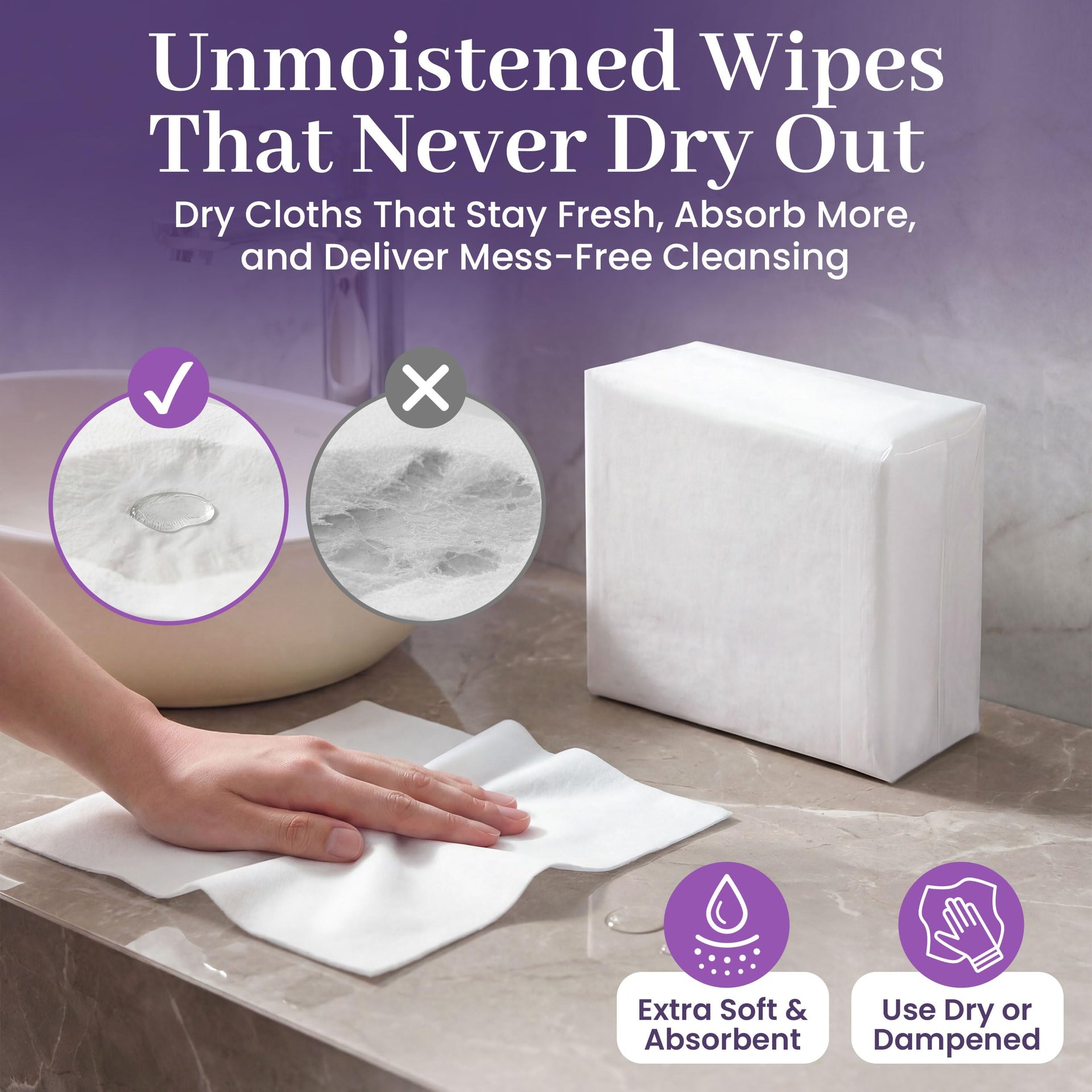 Disposable Dry Wipes 200 Count - ModHome Supplies