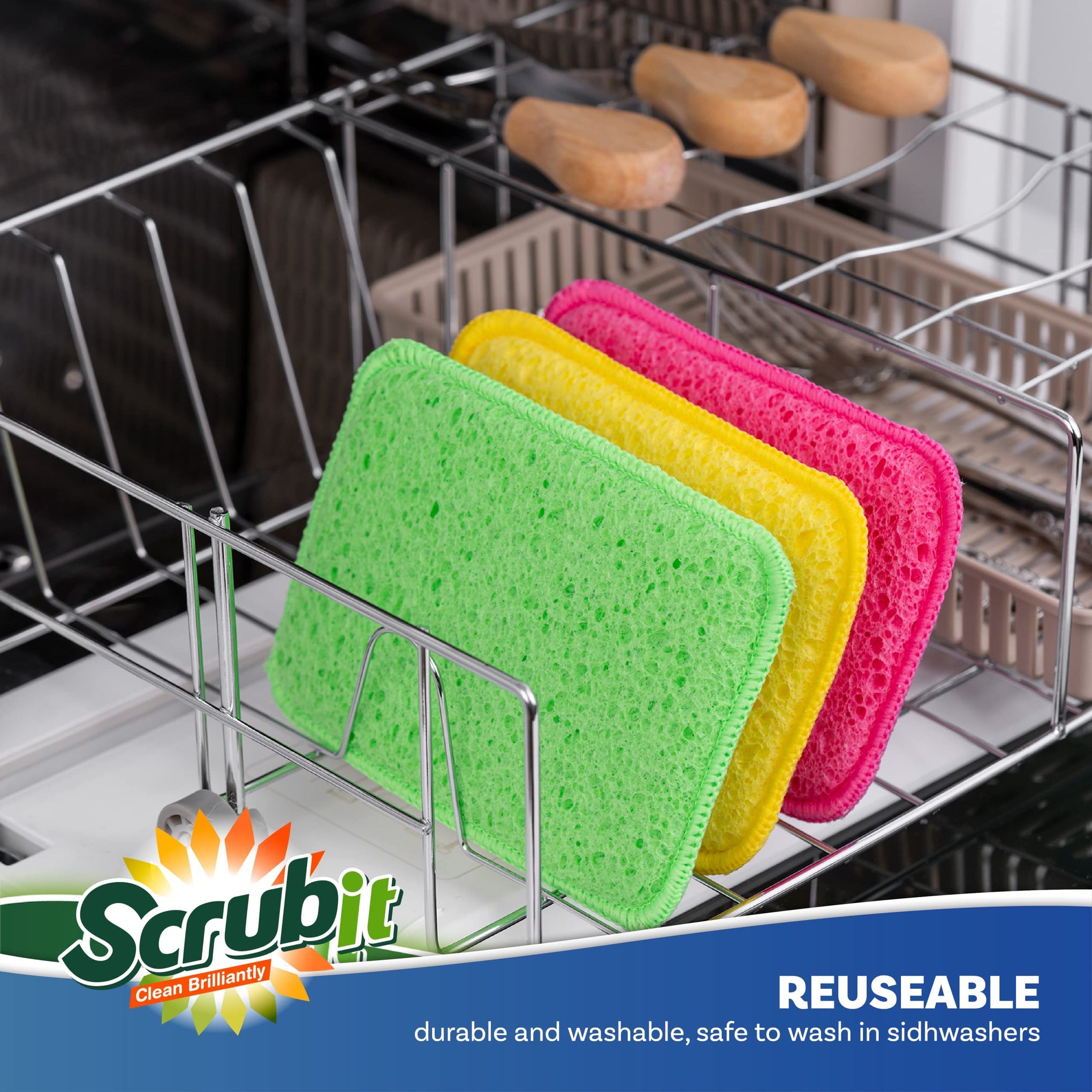 Scrub and Wipe Cleaning Pads [10 Pack] (10 Count)