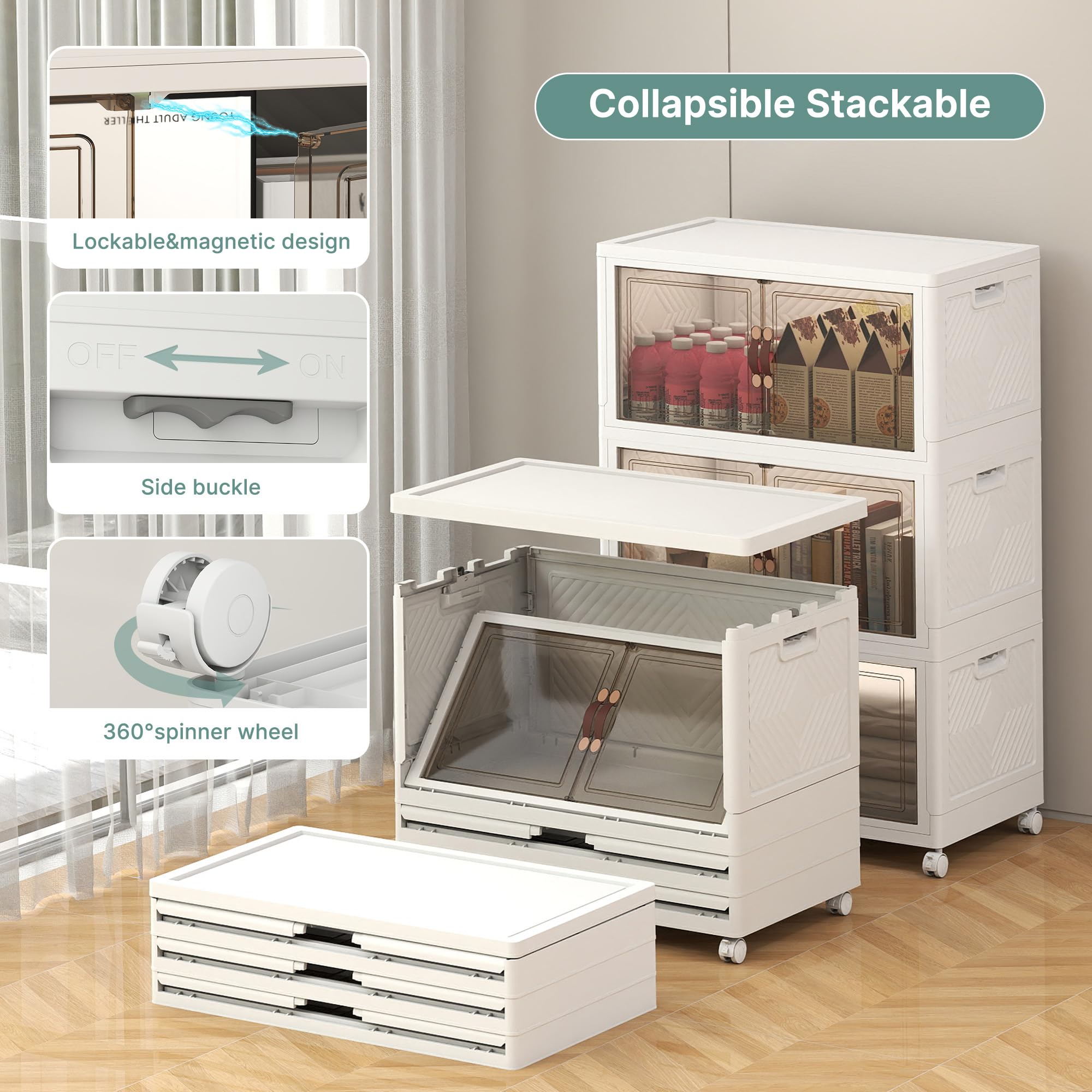 336QT Lockable Storage Bins with Lids
