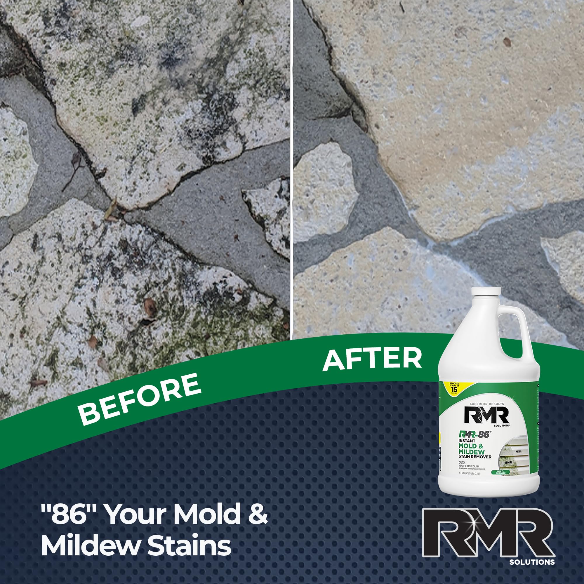 RMR 86 Instant Mold and Mildew Stain Remover Spray (128 Fl Oz) - ModHome Supplies