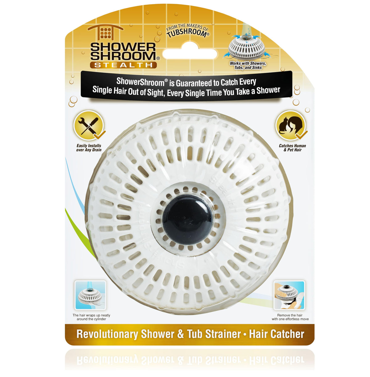 Stealth Shower Hair Drain Catcher