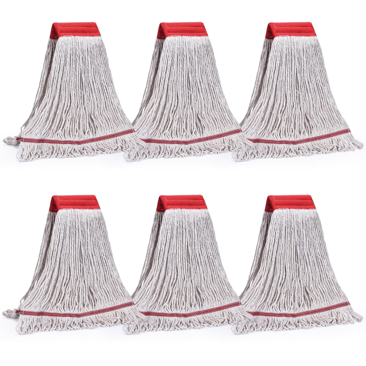 Matthew Cleaning Commercial Mop Head Replacement (6 Count)