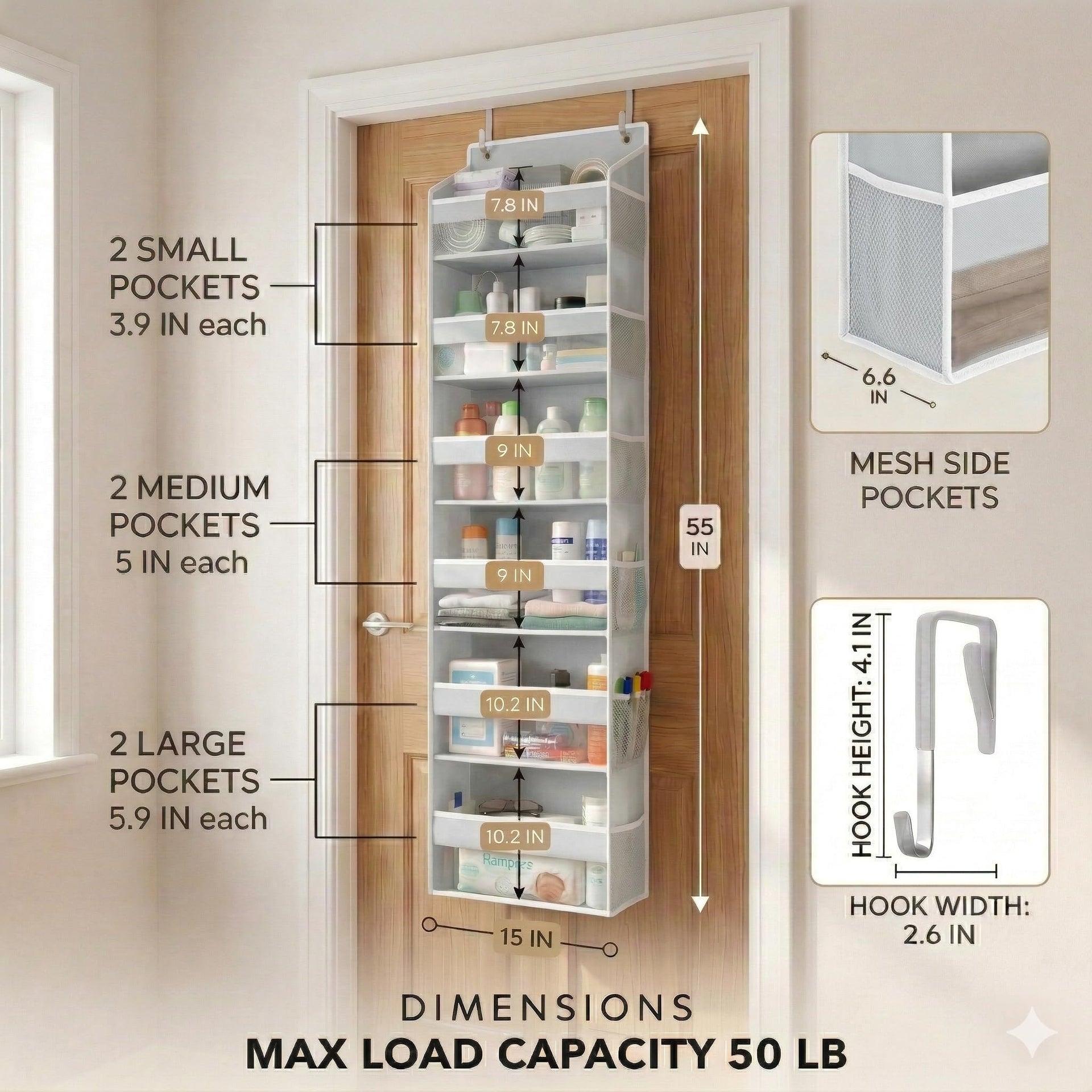Over the Door Organizer (2 Count)