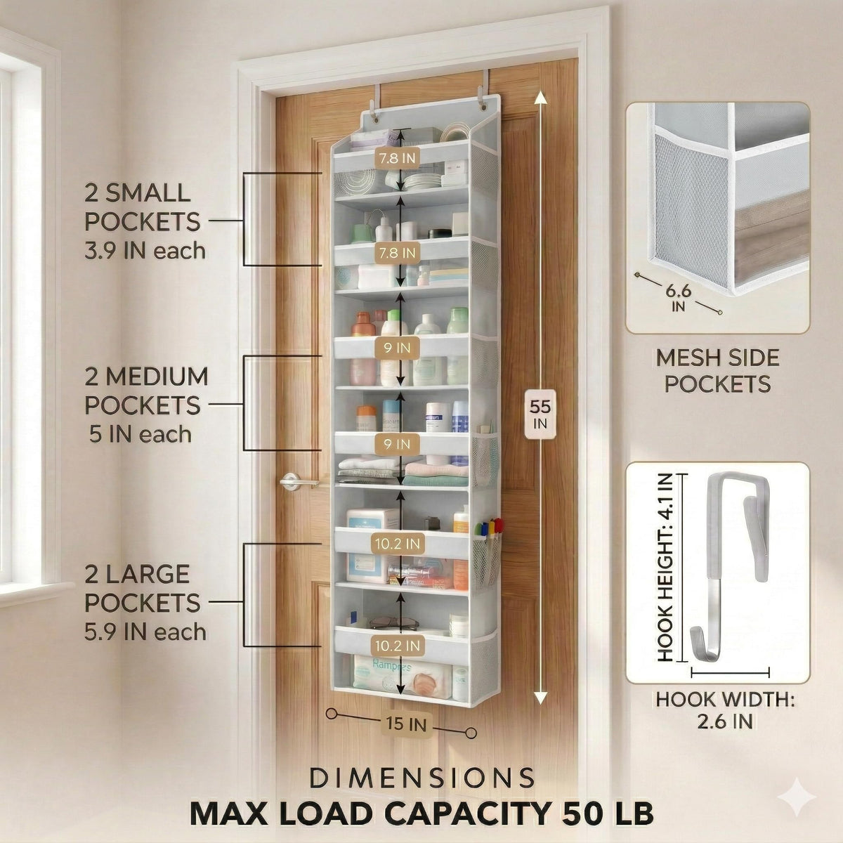 Over the Door Organizer (2 Count)