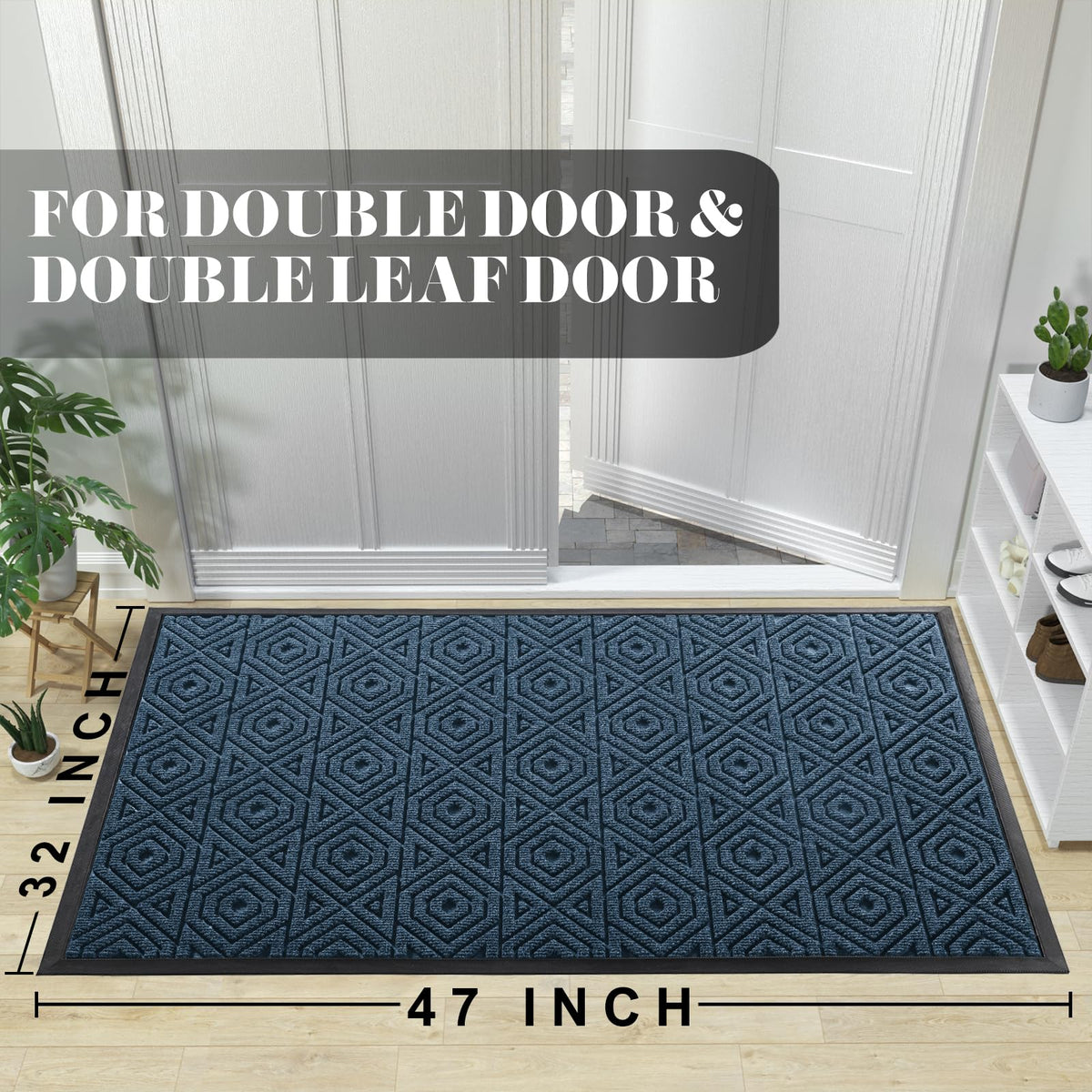 Door Mat Outdoor Indoor Entrance Welcome Mat