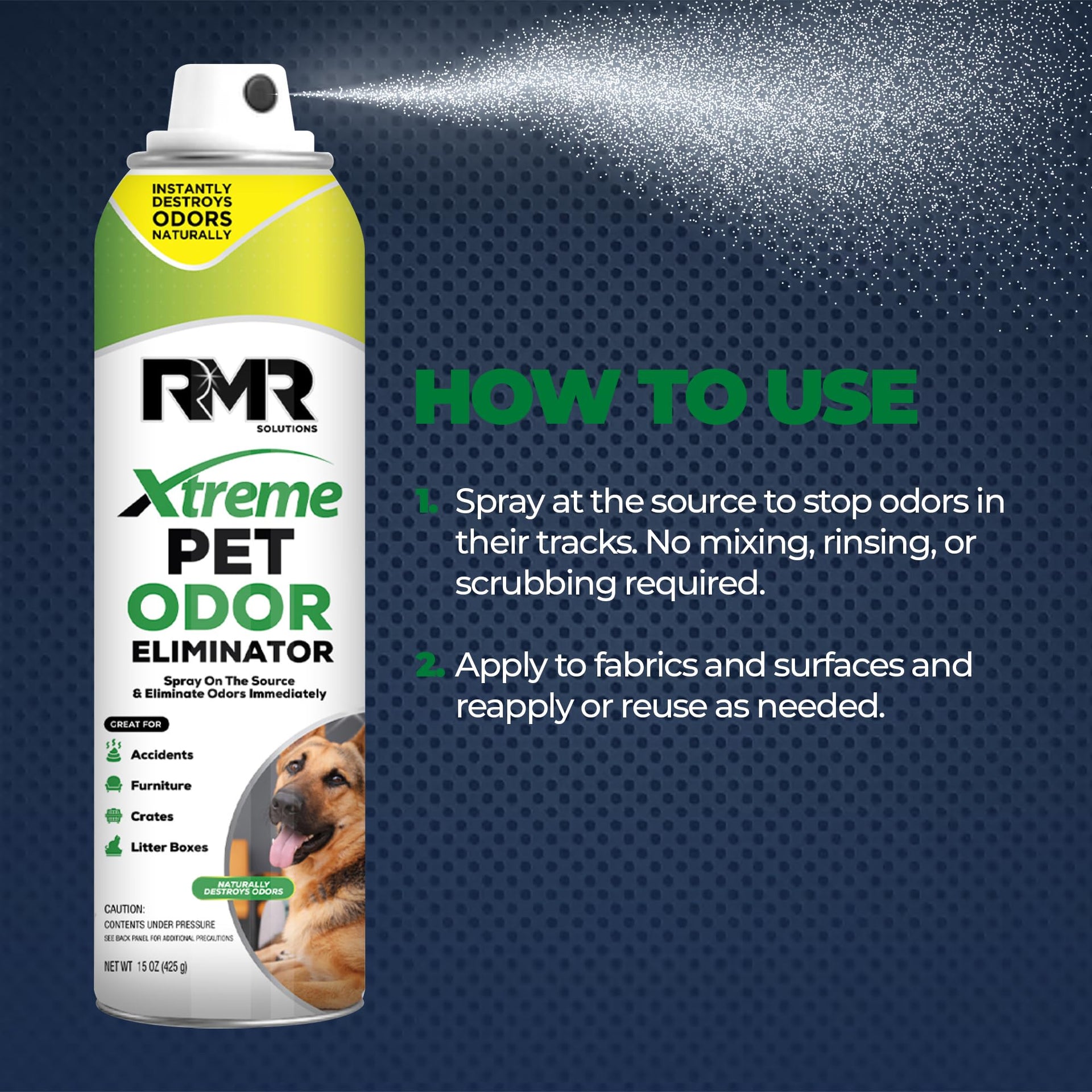 RMR Xtreme Pet Odor Eliminator Spray (15 Fl Oz)