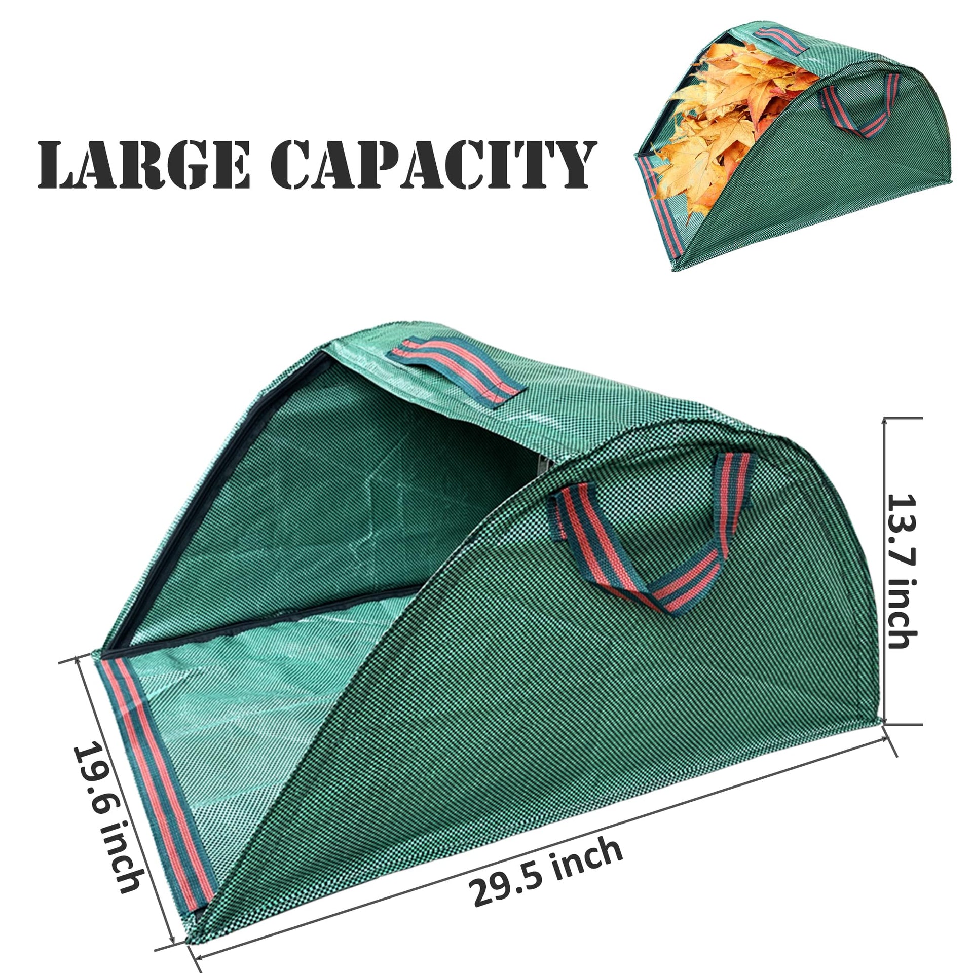 Mobile Trash Bag Holder Outdoor Lawn Leaf Bag Holder