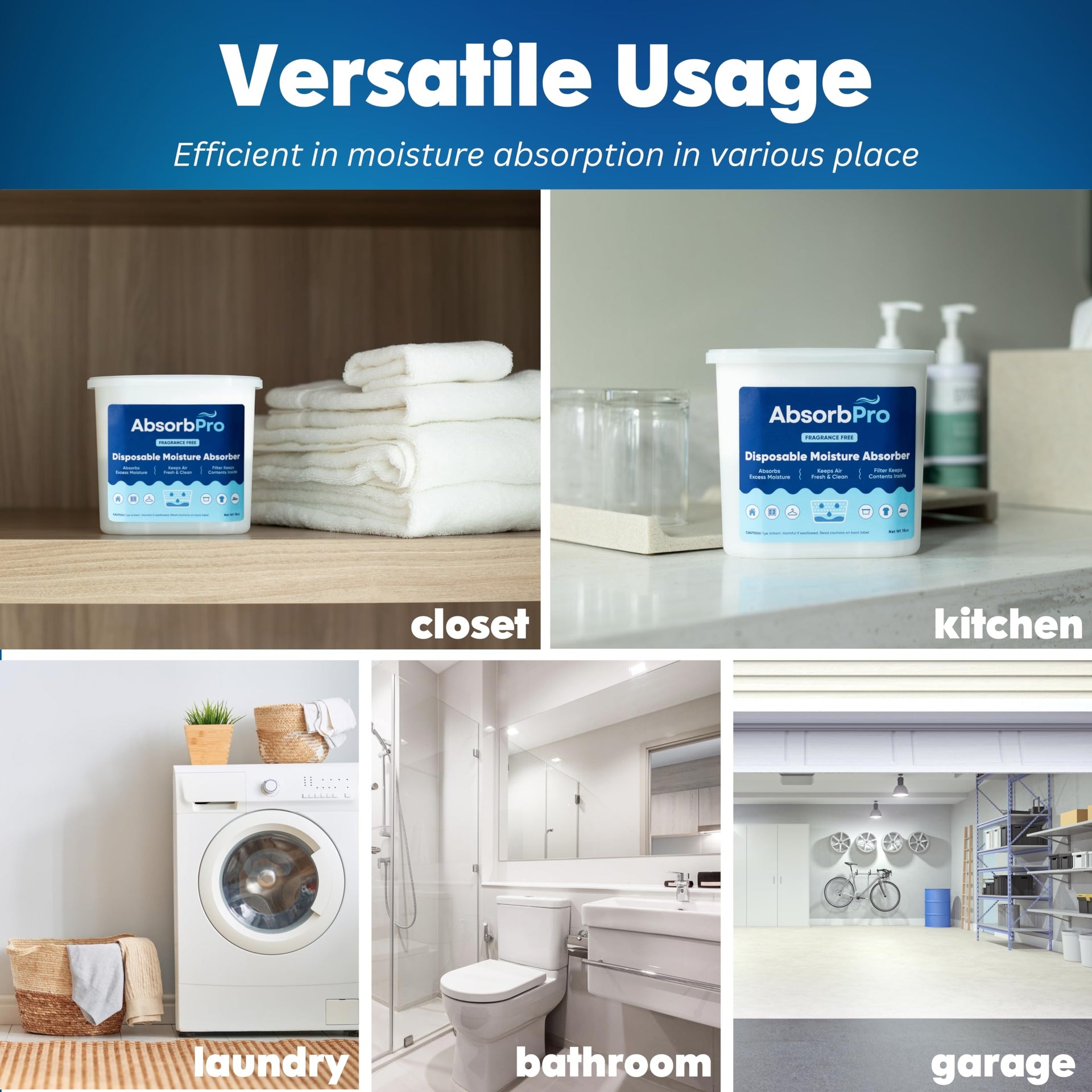 Moisture Absorber Tub 18 oz (3 Count)