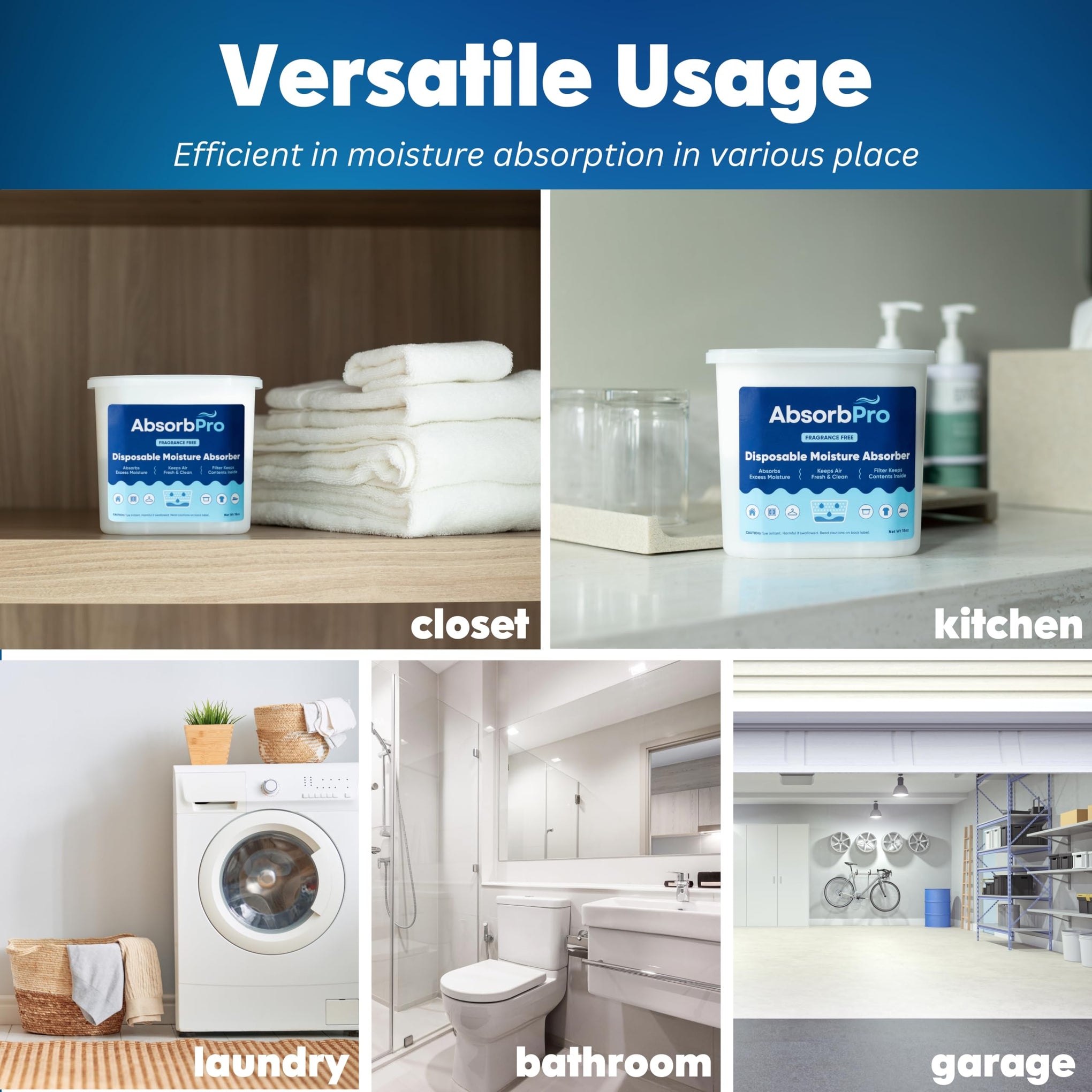 Moisture Absorber Tub 18 oz (3 Count)