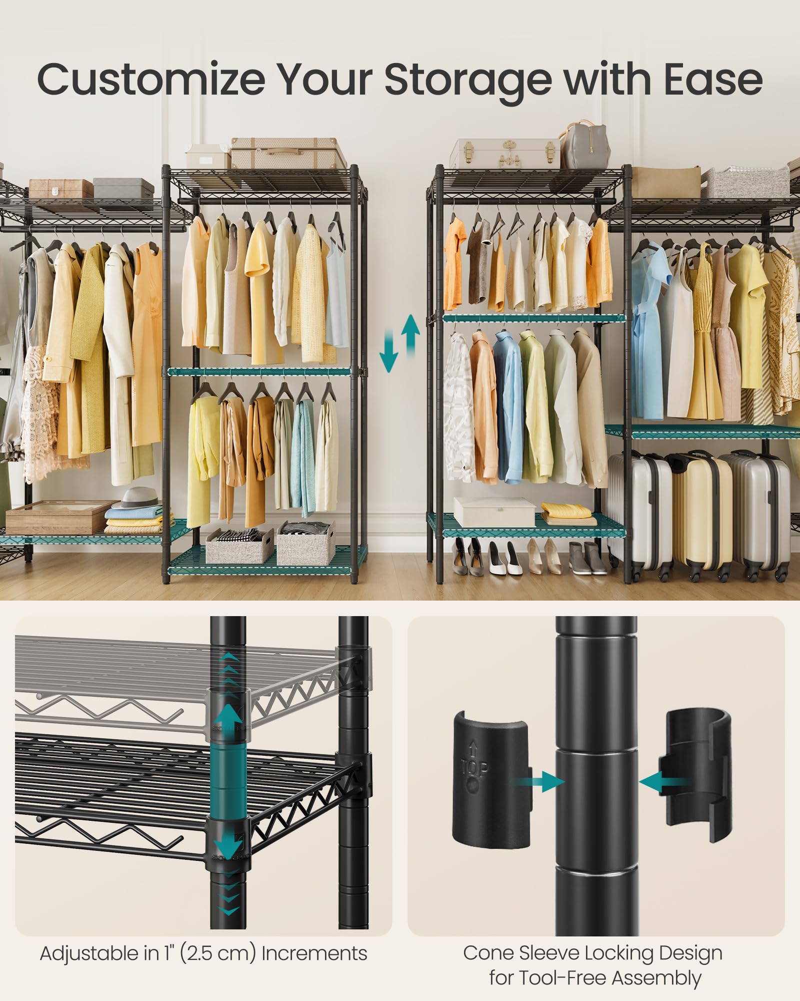 Heavy Duty Clothes Rack
