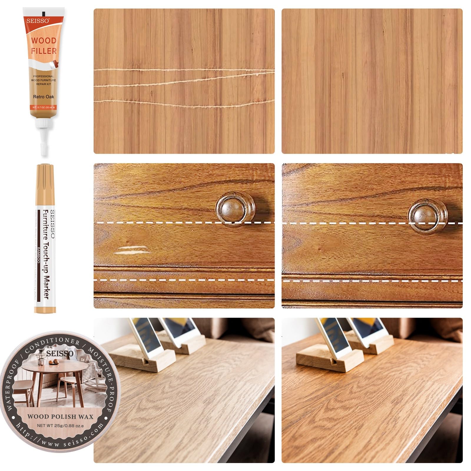Wood Furniture Repair Kit