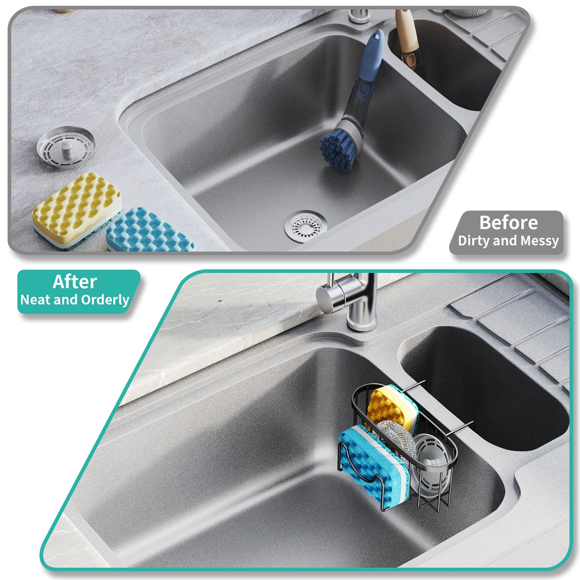 Sponge Holder for Kitchen Sink