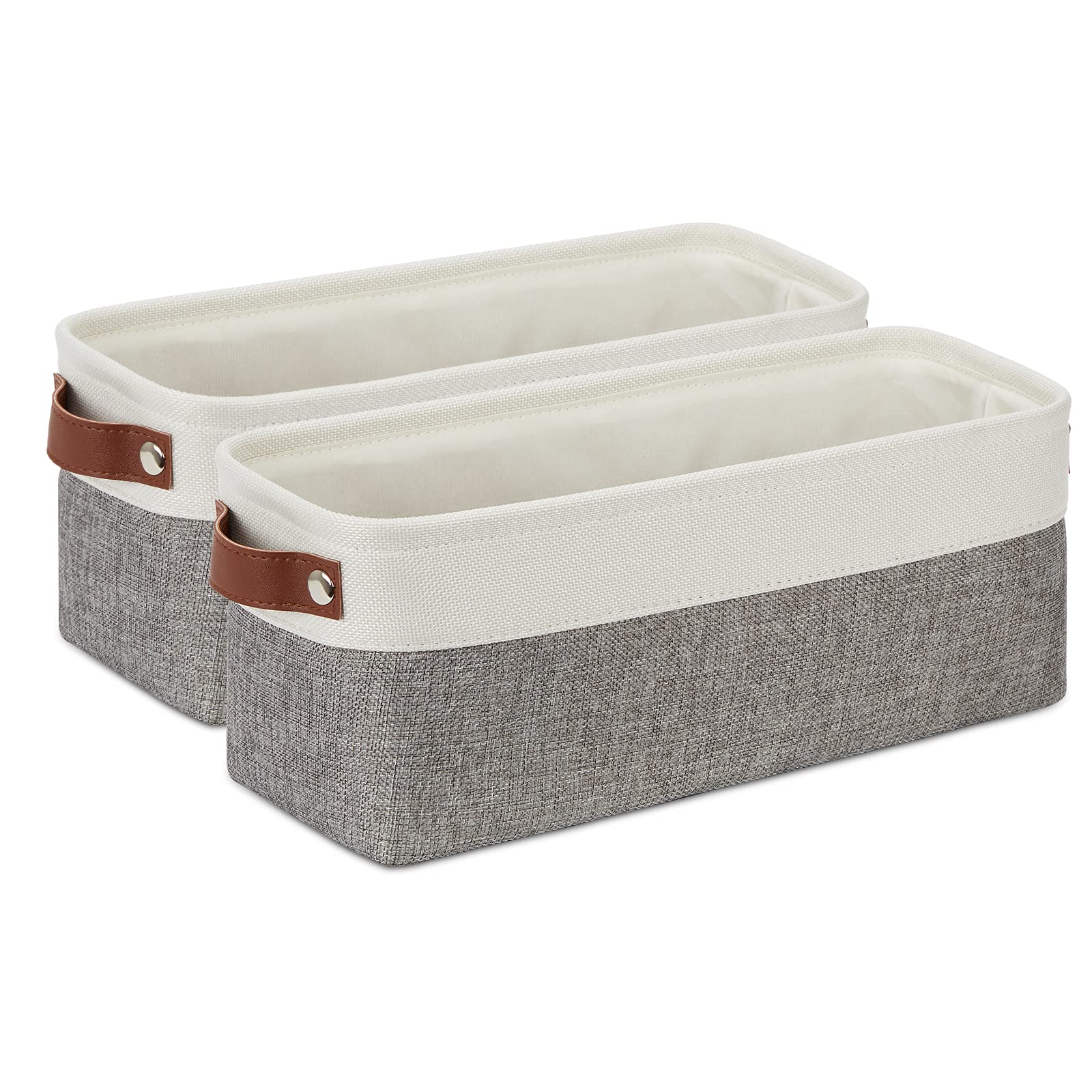 Small Storage Baskets 15"x6"x5.5" (2 Count)