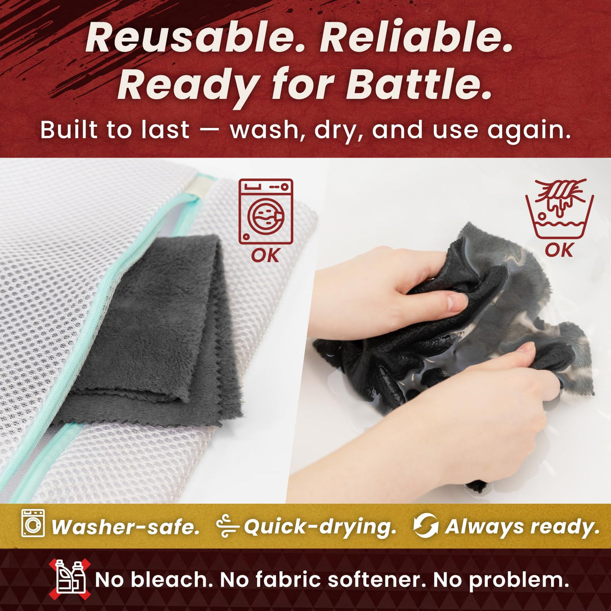Samurai Cloth」 Japanese Microfiber Cleaning Cloth
