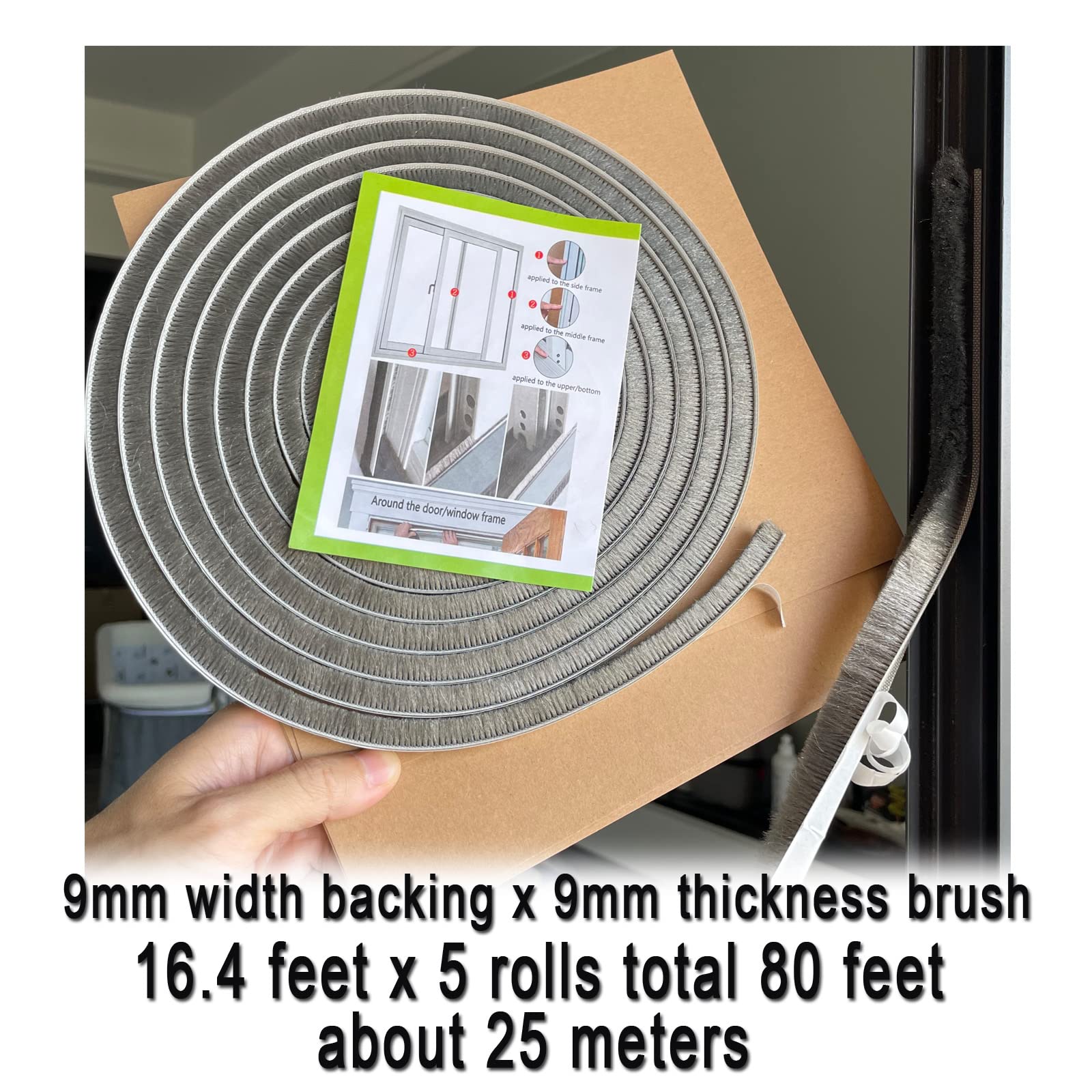 Door Sealer Weather Stripping for Sliding Window Frame Seal Strip