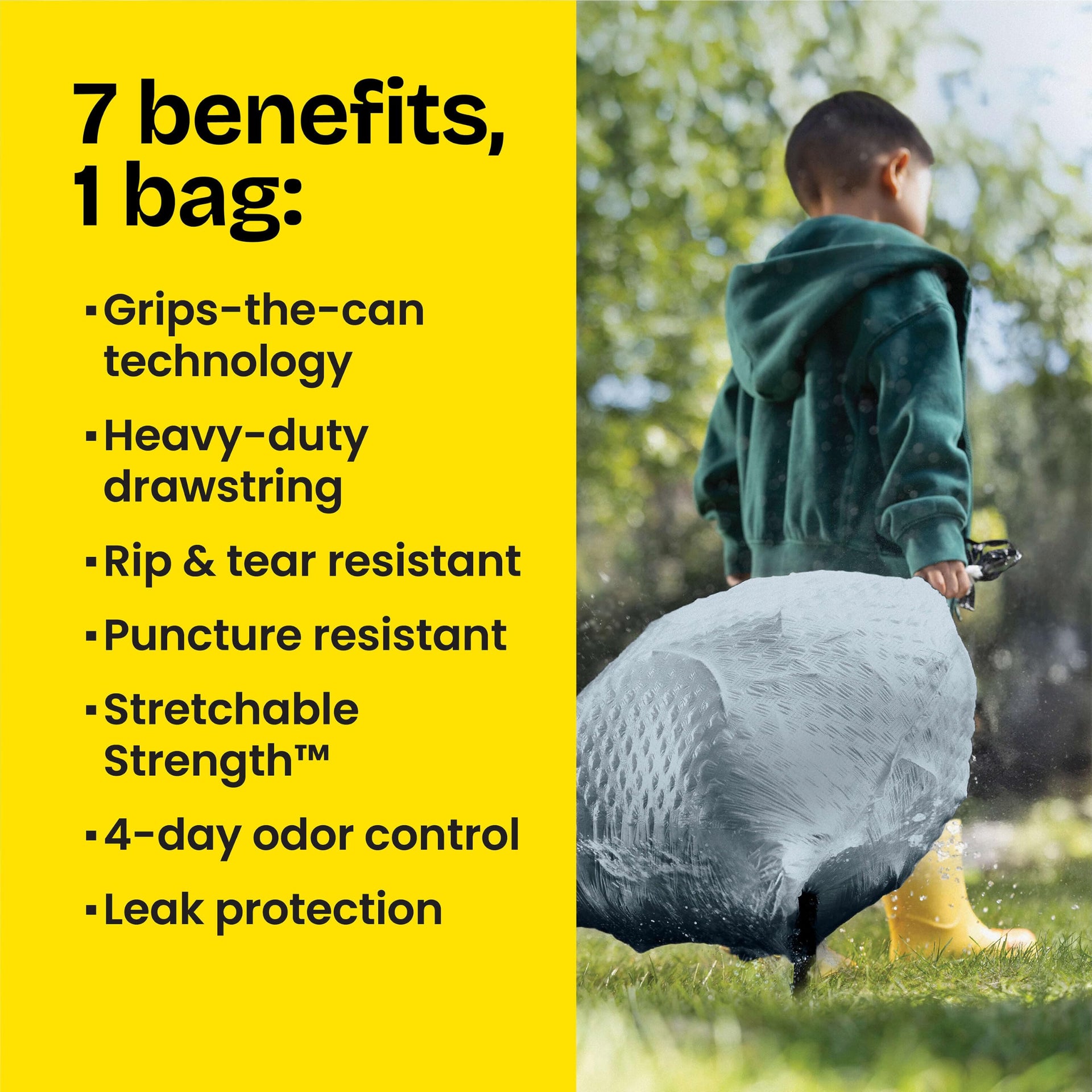ForceFlex Tall Kitchen Trash Bags (140 Count)