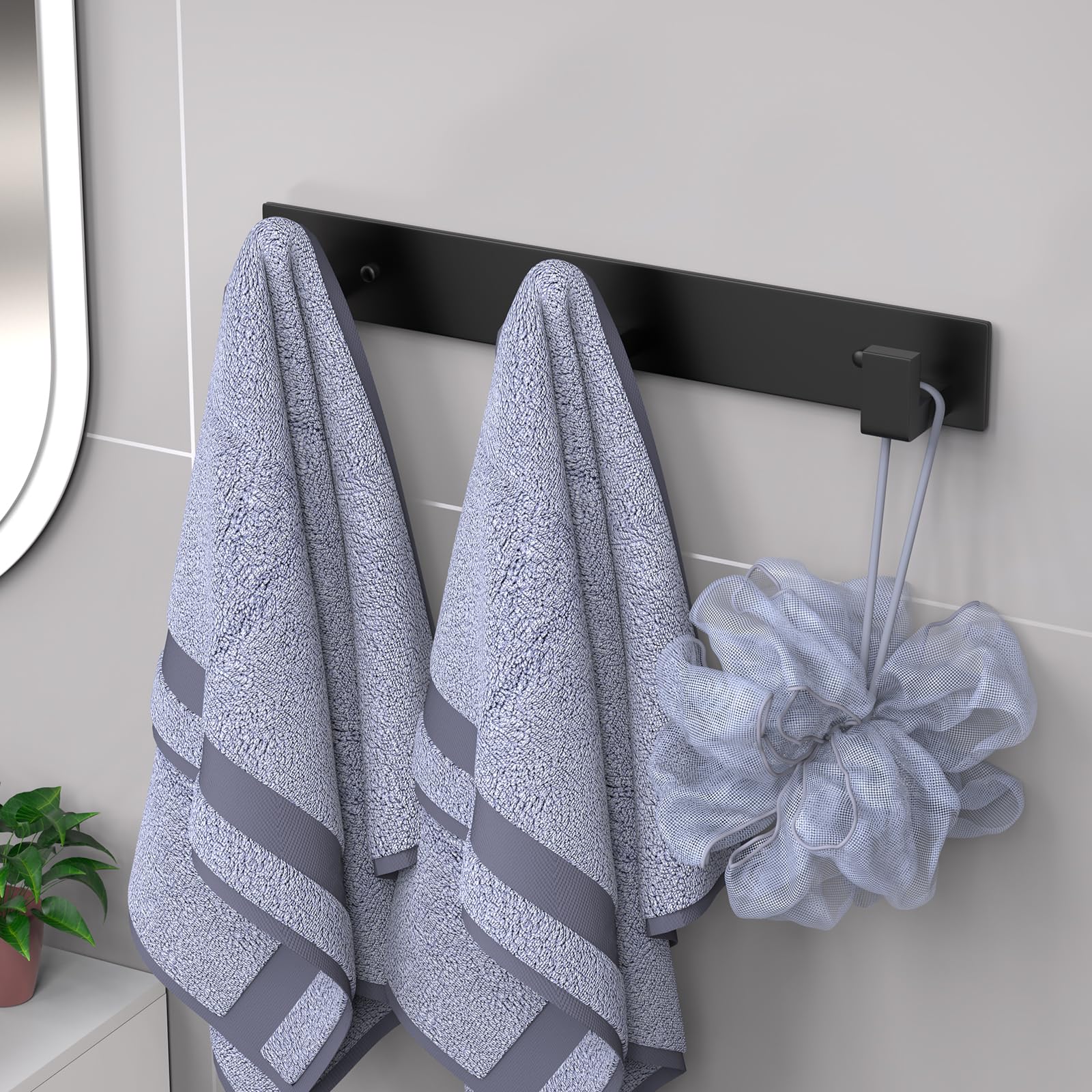 Stainless Steel Wall Coat Rack