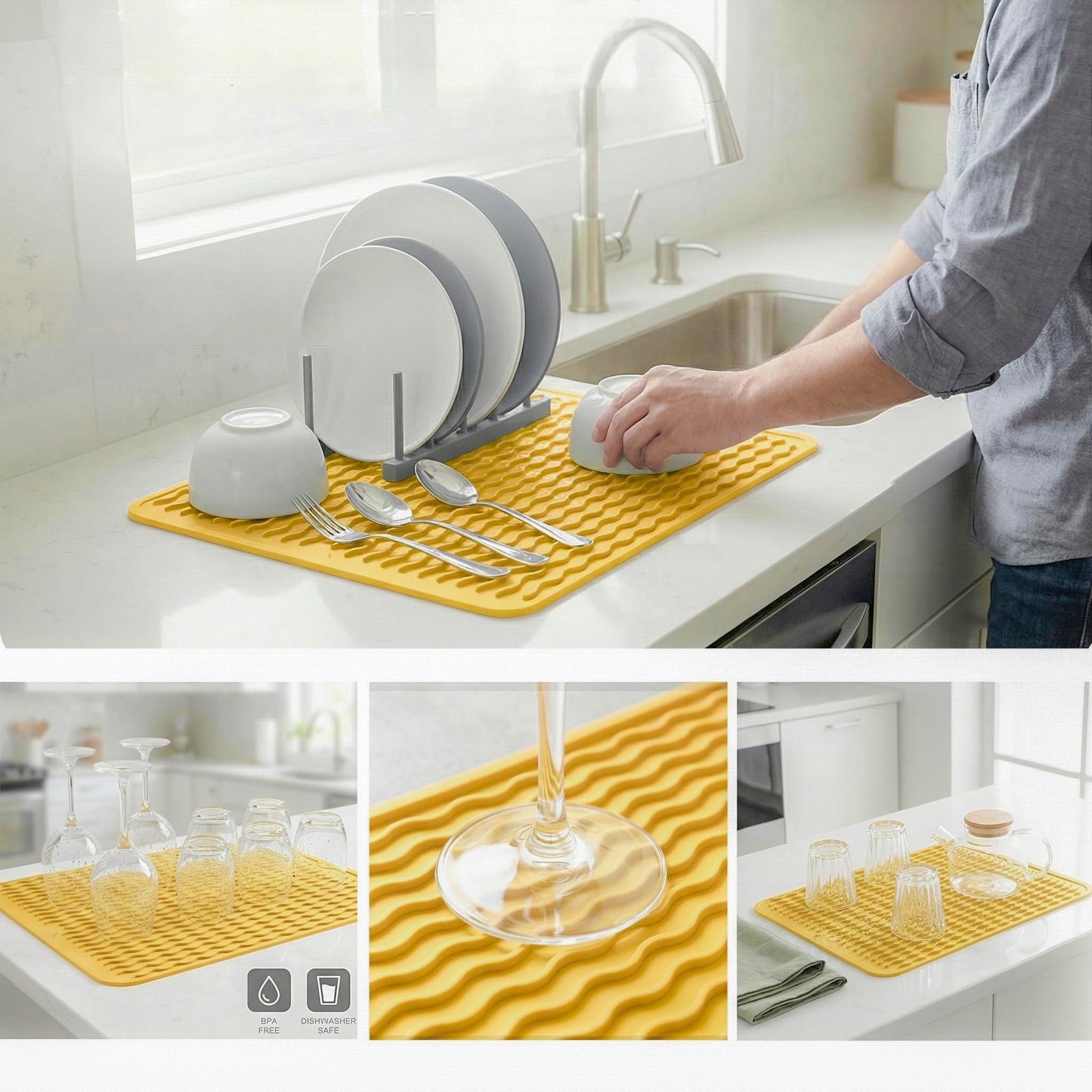 Silicone Dish Drying Mat