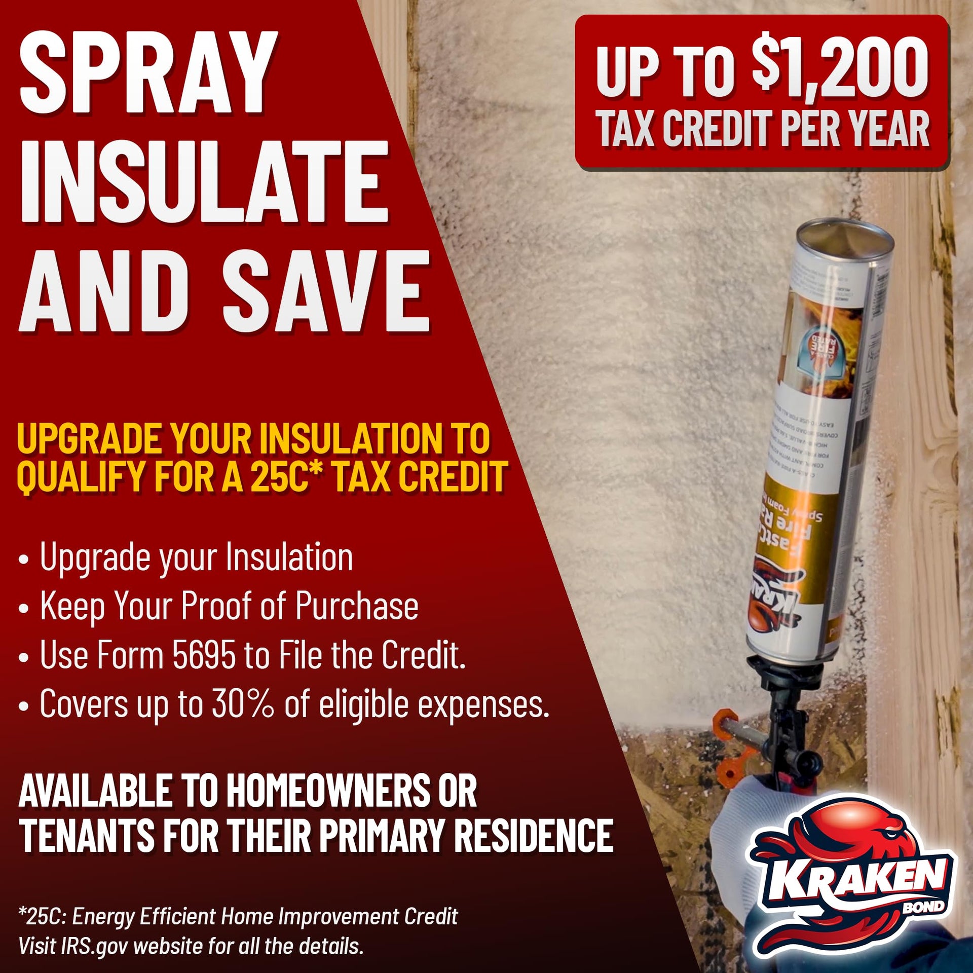 Fastcoat Fire Rated Spray Foam Insulation (48 Count)