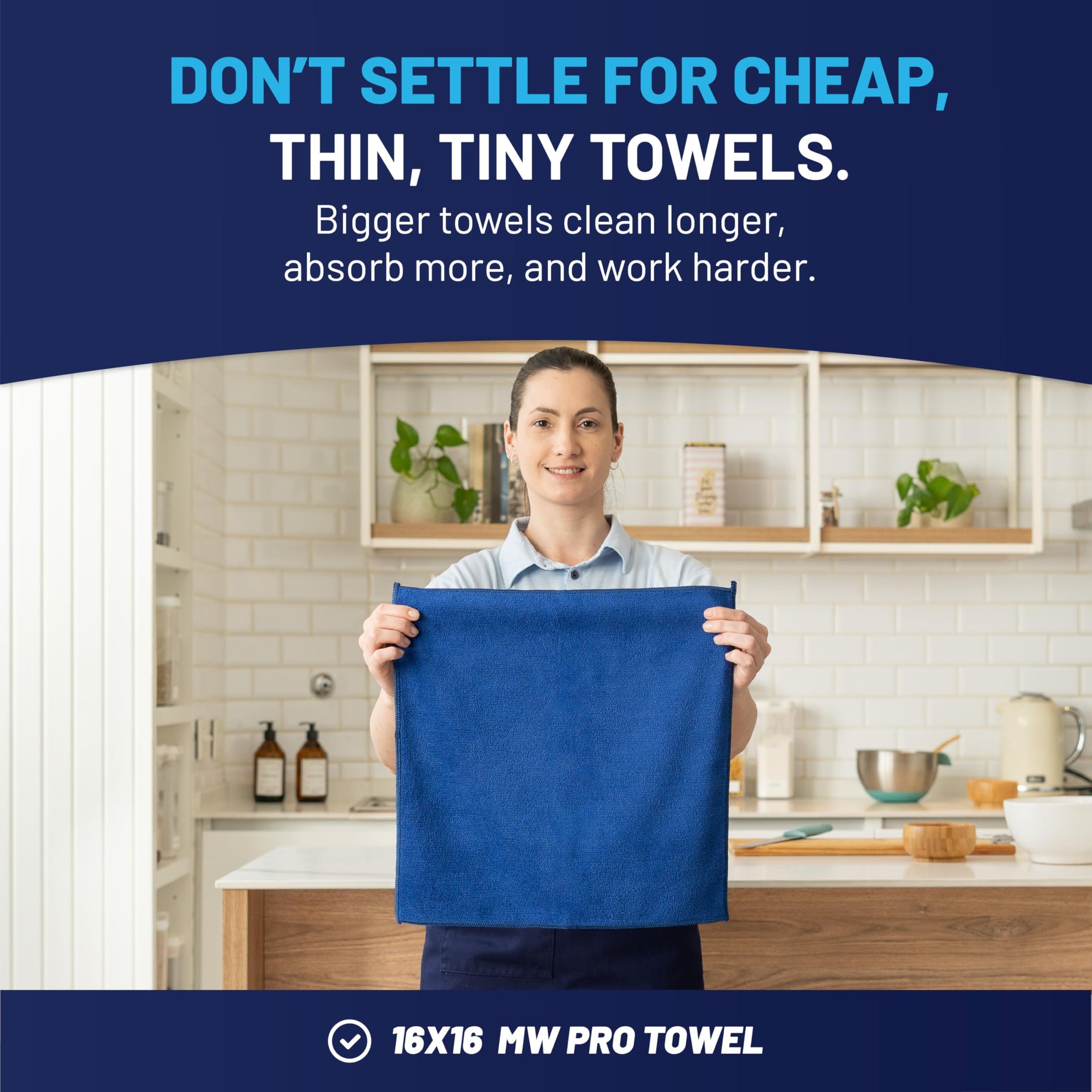 MW Pro Multi Surface Microfiber Towel (12 Count)