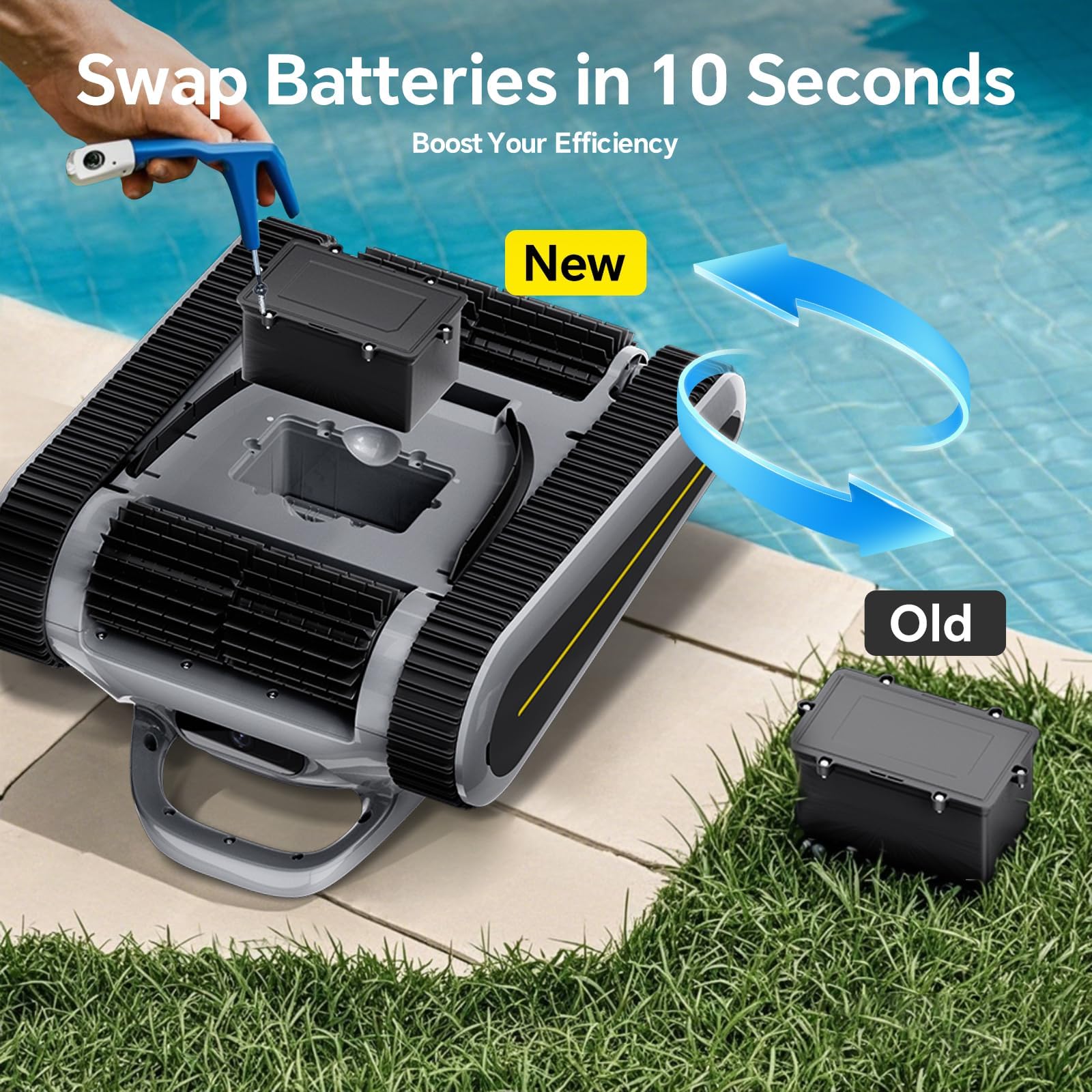 Cordless Robotic Pool Cleaner
