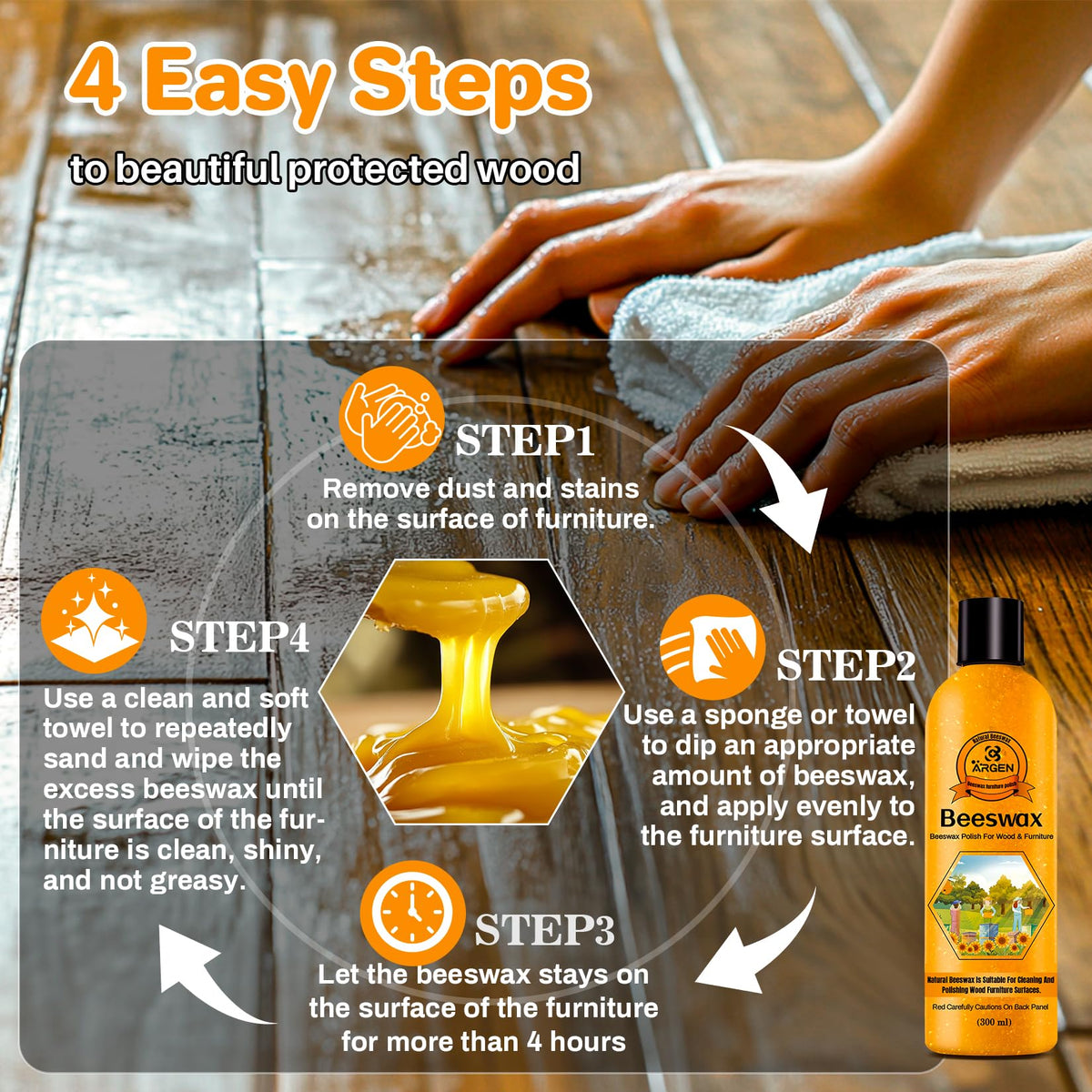 Beeswax Furniture Polish (10.55 Fl Oz)