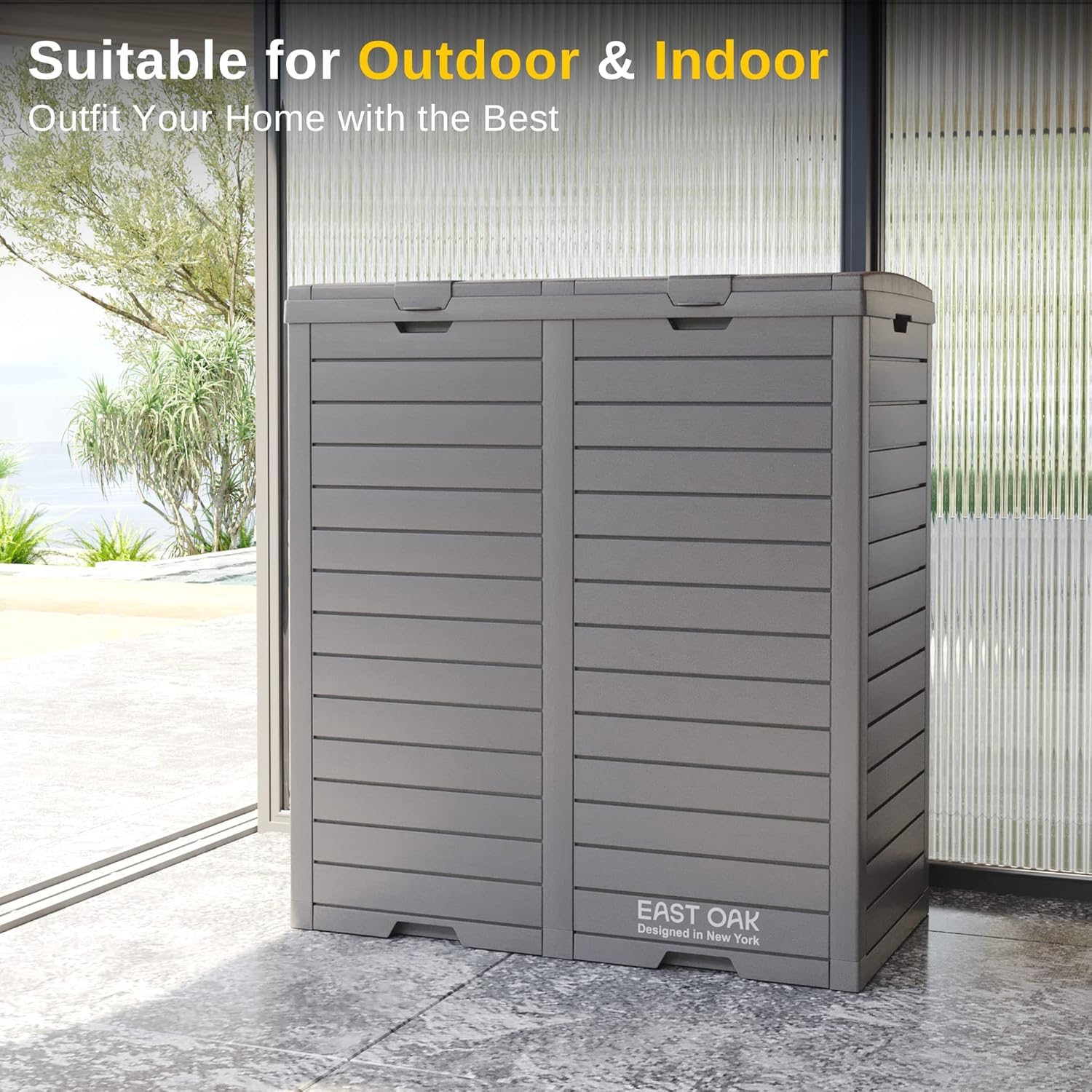 76 Gallon Outdoor Trash Can